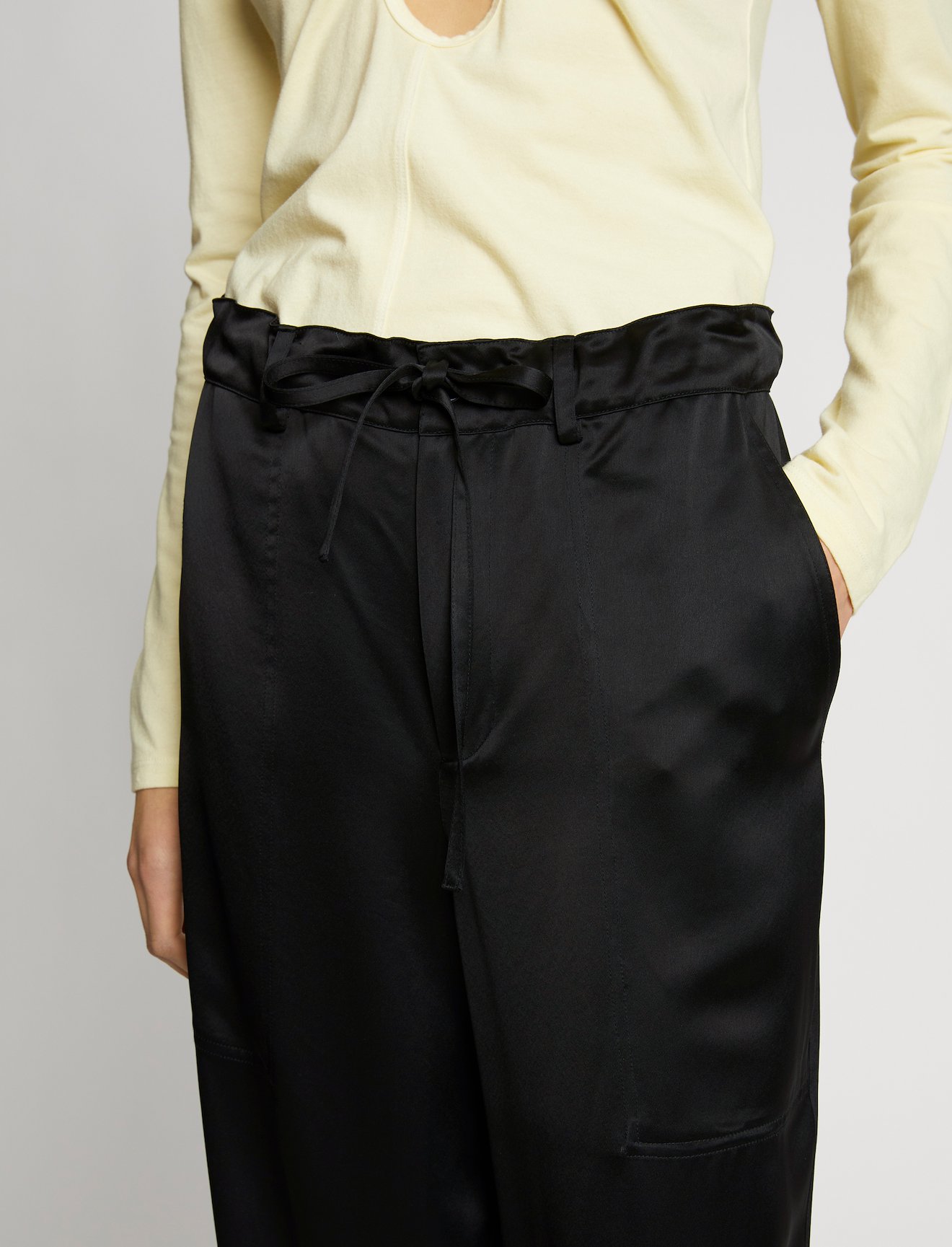 Satin Slouchy Pant #3