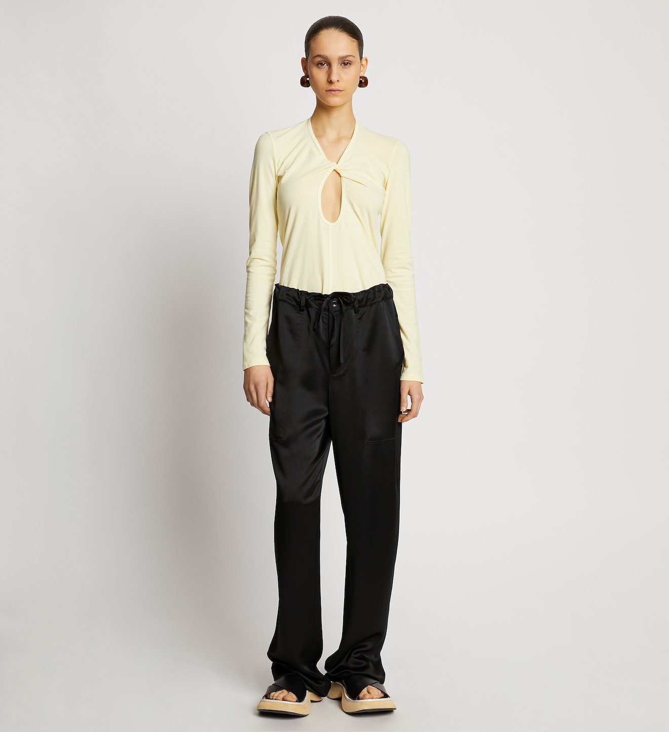 Satin Slouchy Pant