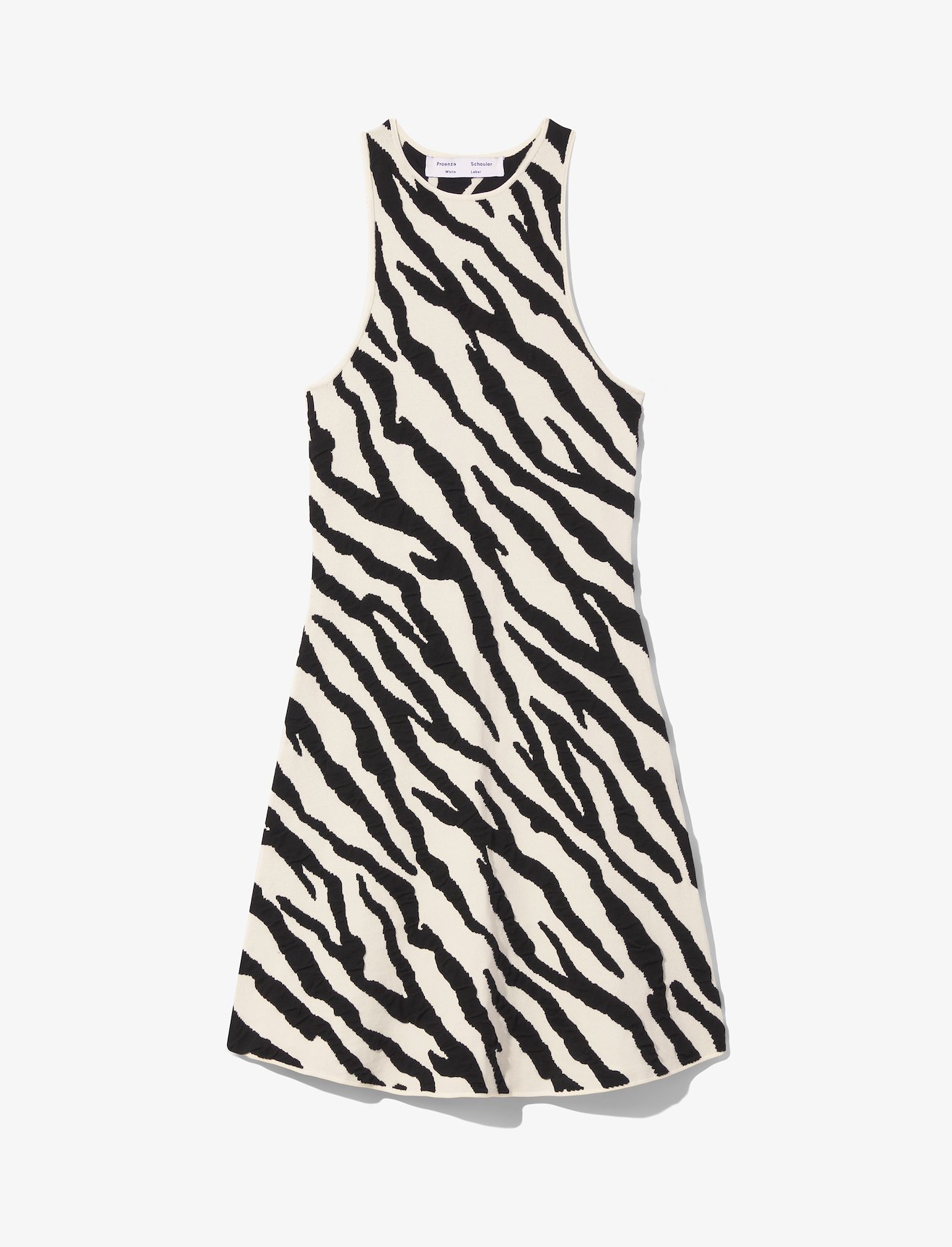 Zebra Stripe Knit Dress #4