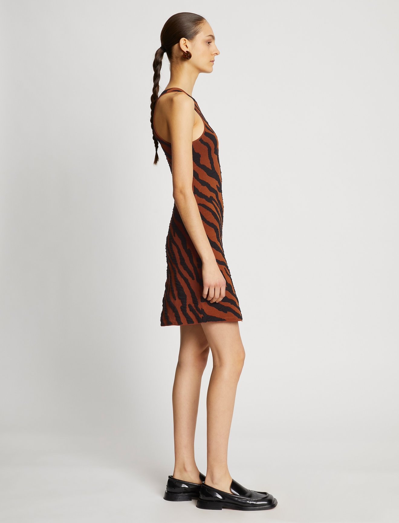 Zebra Stripe Knit Dress #1