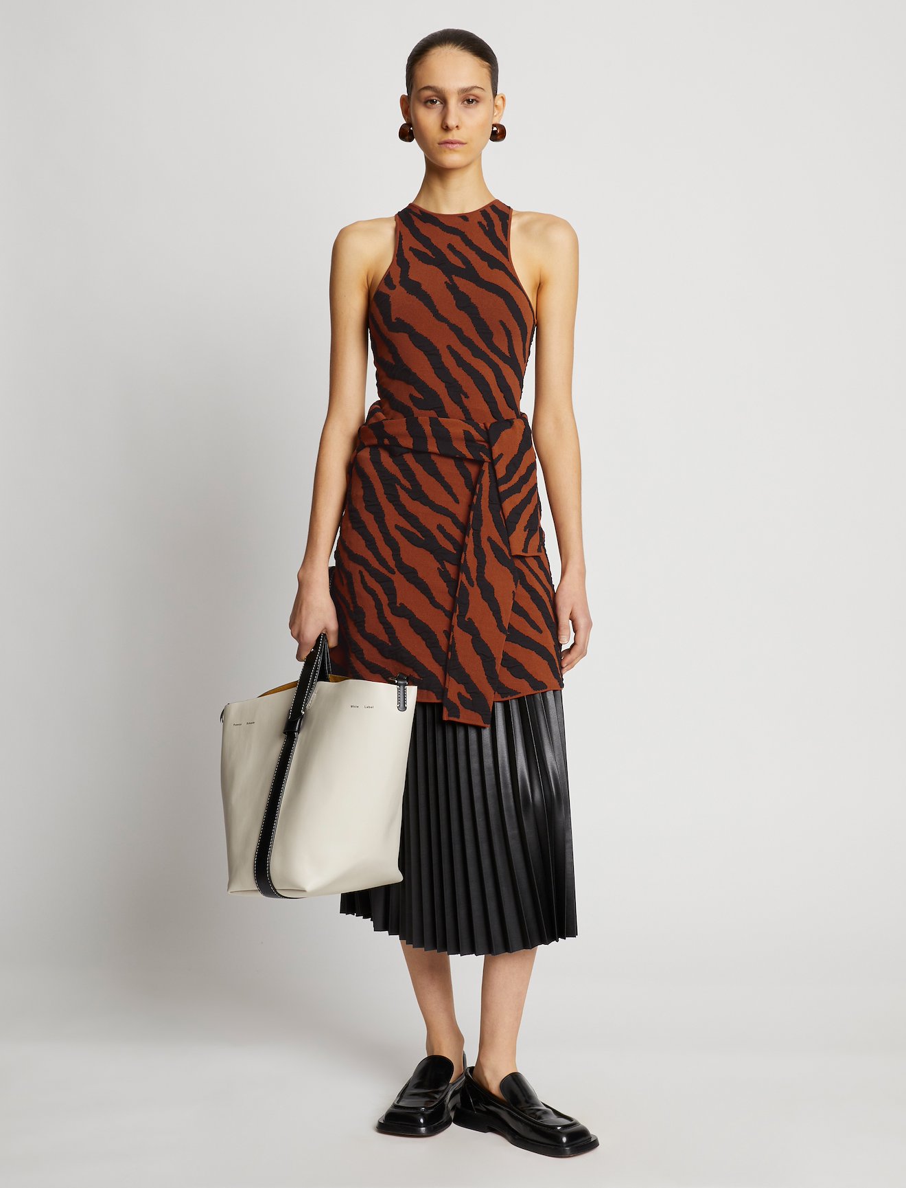 Zebra Stripe Knit Dress #5
