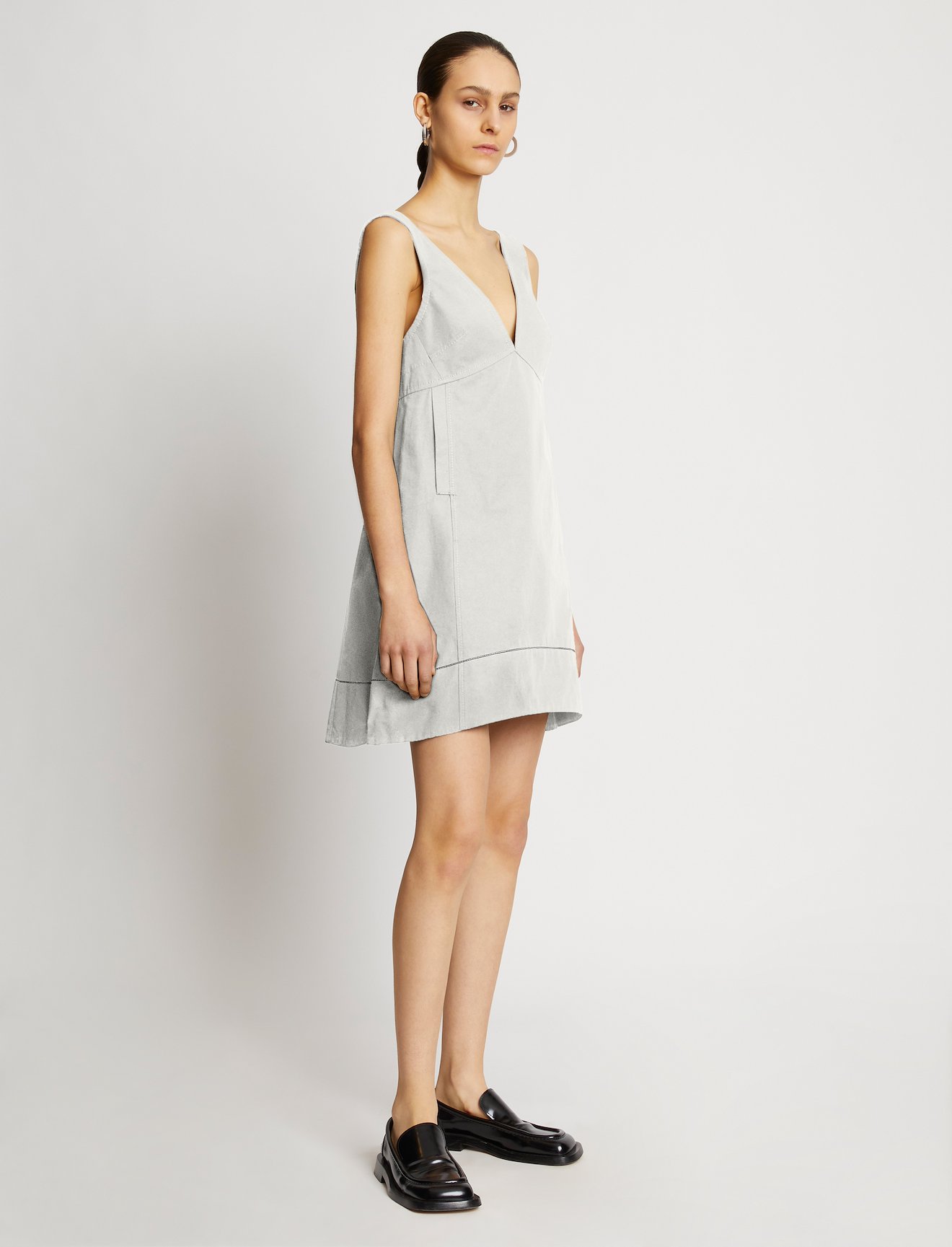 Cotton Linen Mini Dress #1