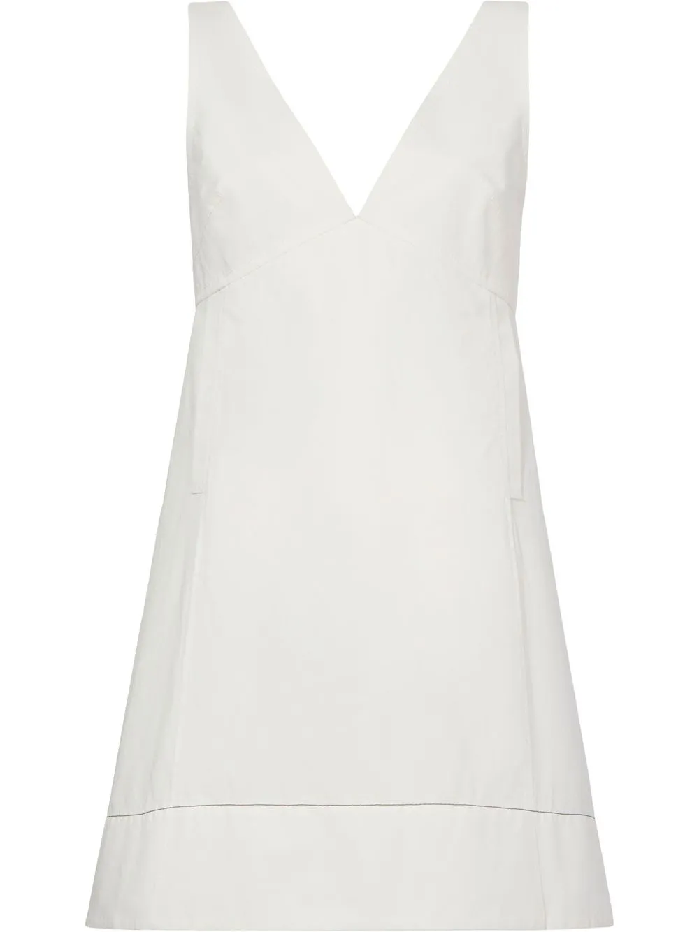 

Proenza Schouler White Label vestido sin mangas con cuello en V - Blanco