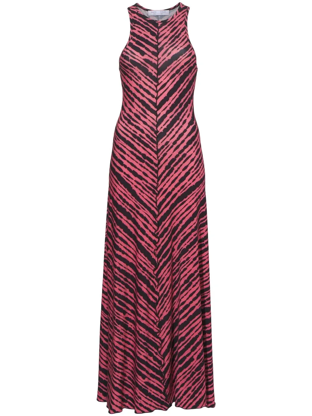 

Proenza Schouler White Label vestido midi con estampado abstracto - BRIGHT PINK/BLACK