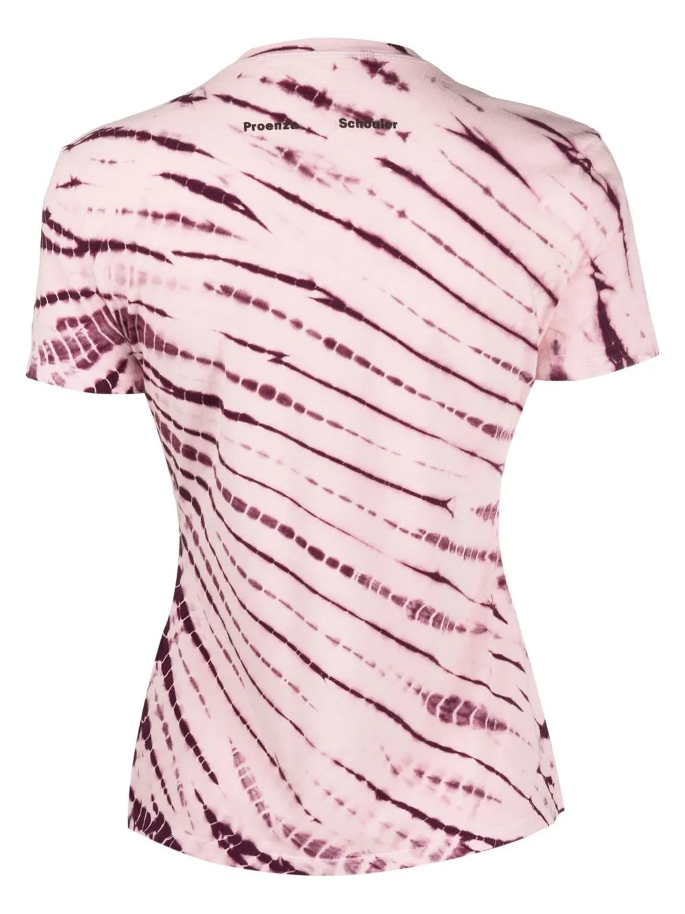 Proenza Schouler White Label T-shirt met tie-dye print - Roze
