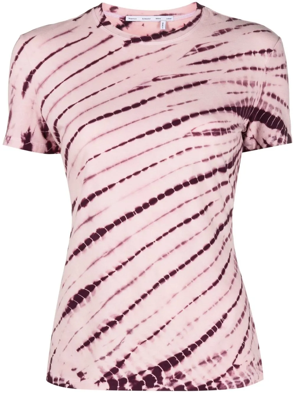 

Proenza Schouler White Label playera con estampado tie-dye - Rosado
