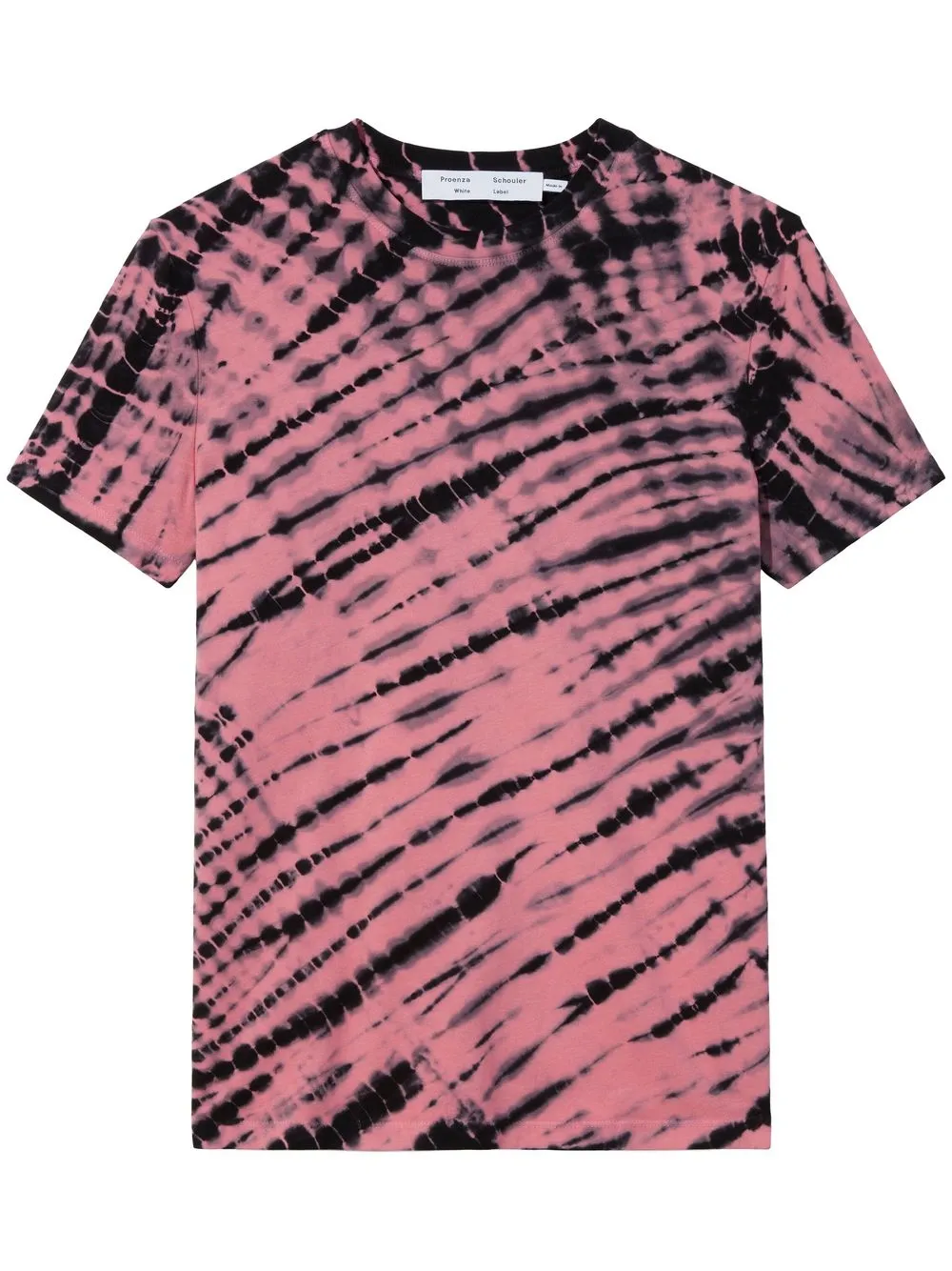 

Proenza Schouler White Label playera con estampado tie-dye - Negro