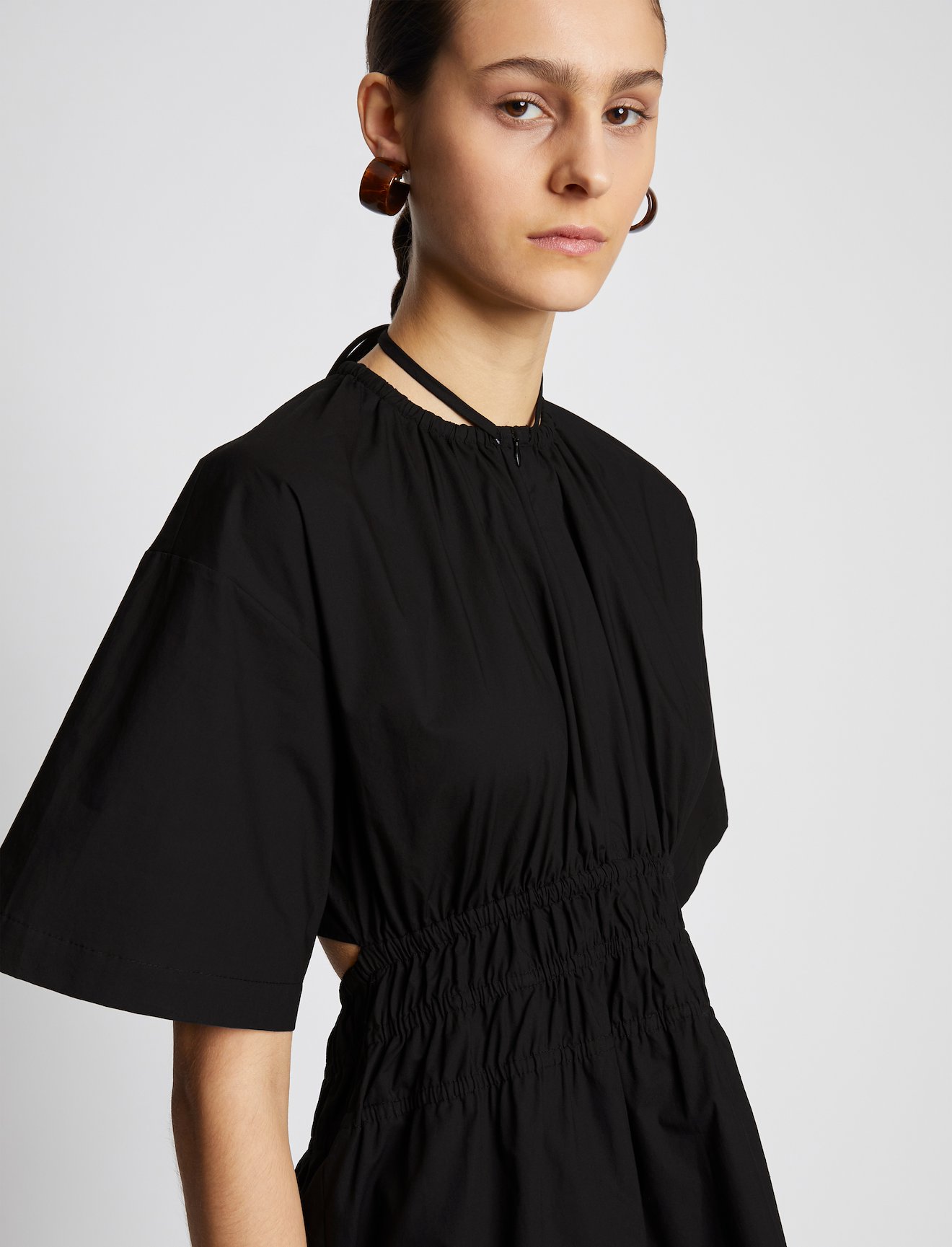 Poplin Drawstring Blouse #4