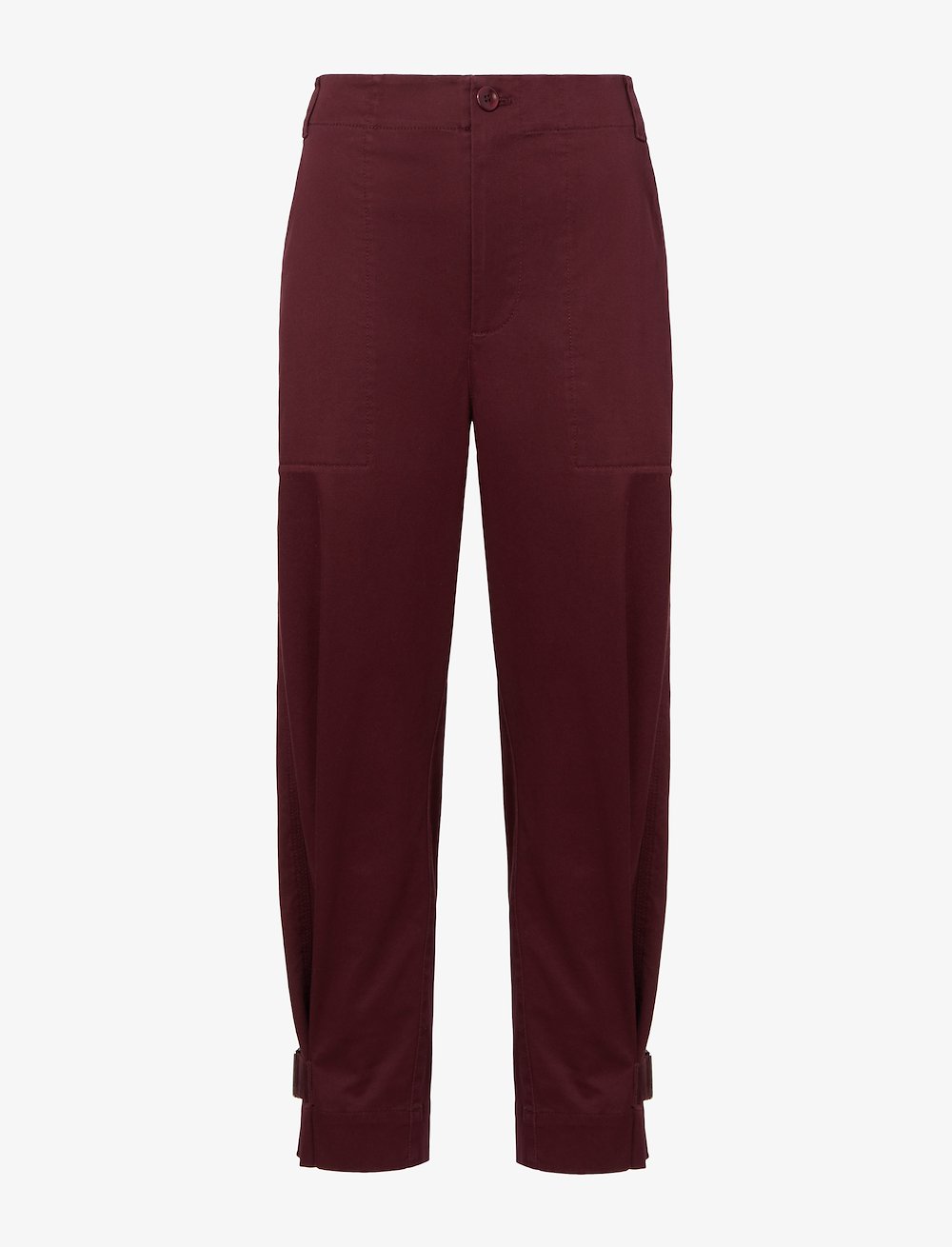 Cotton Twill Tapered Pants