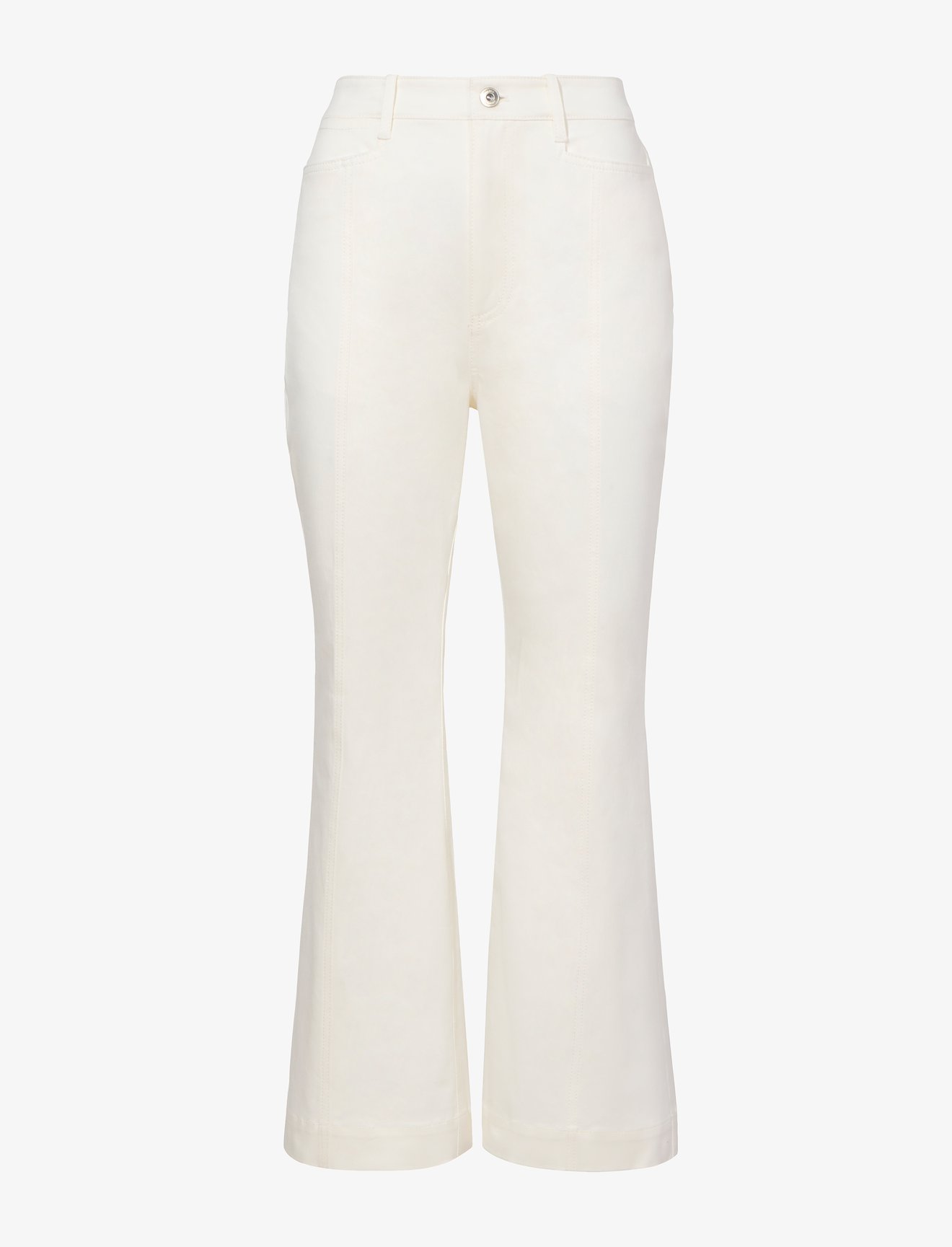 Cotton Twill Cropped Pants #4