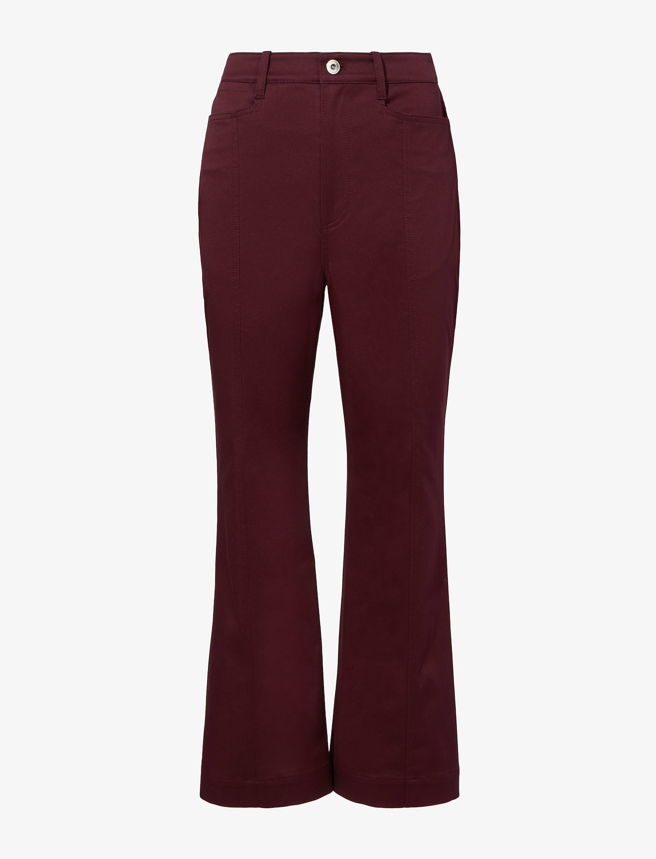 Cotton Twill Cropped Pants #4