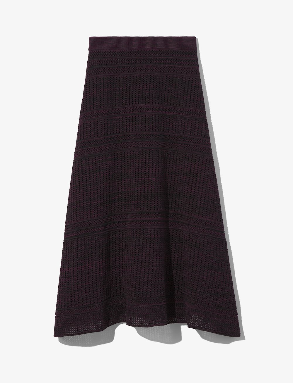 Cotton Silk Pique Skirt
