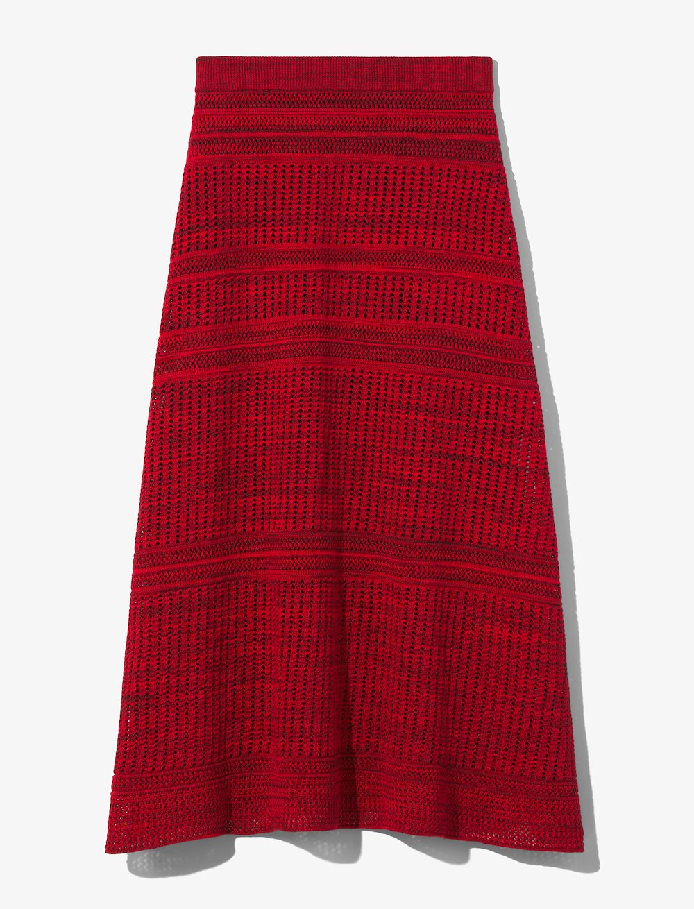 Cotton Silk Pique Skirt
