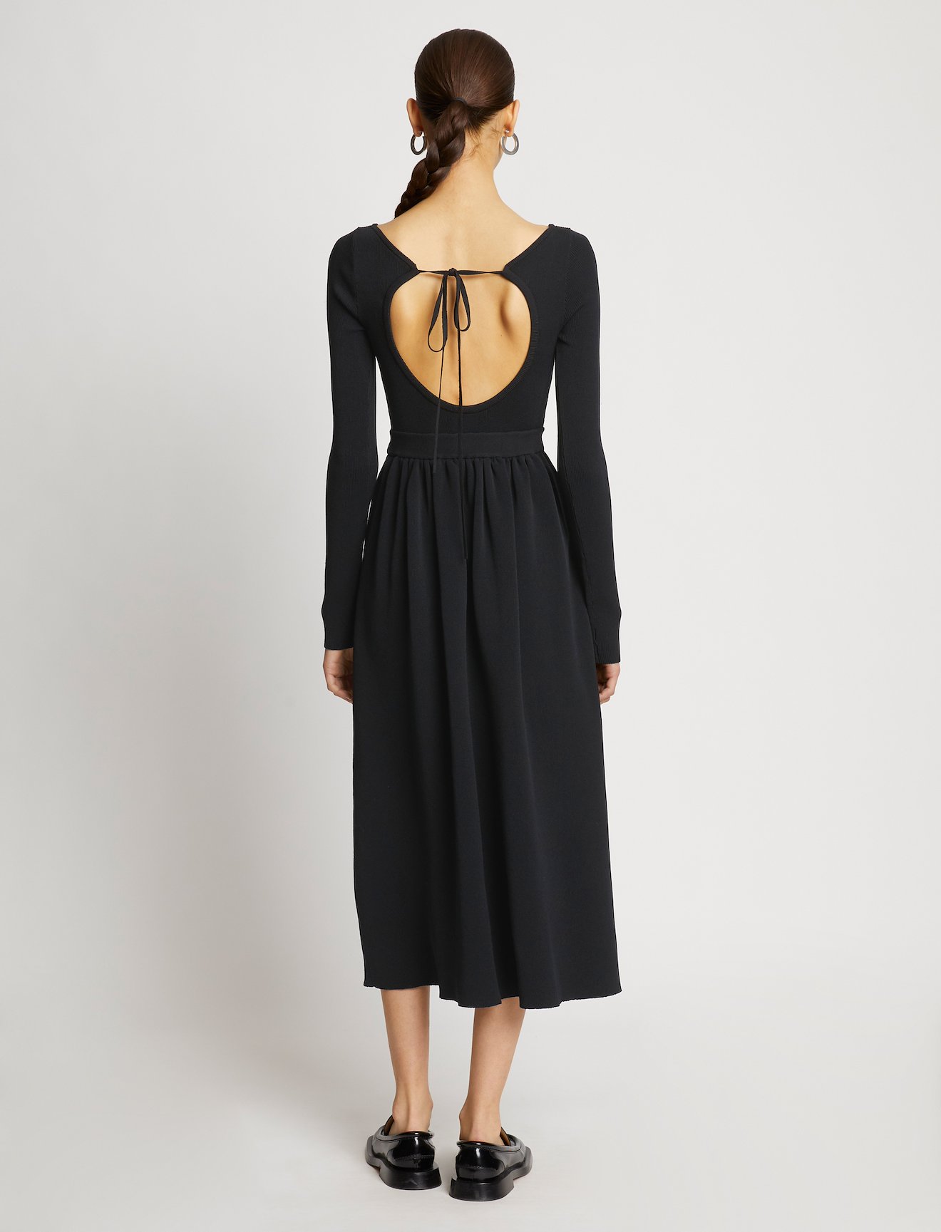 Rib Knit Long Sleeve Dress #2