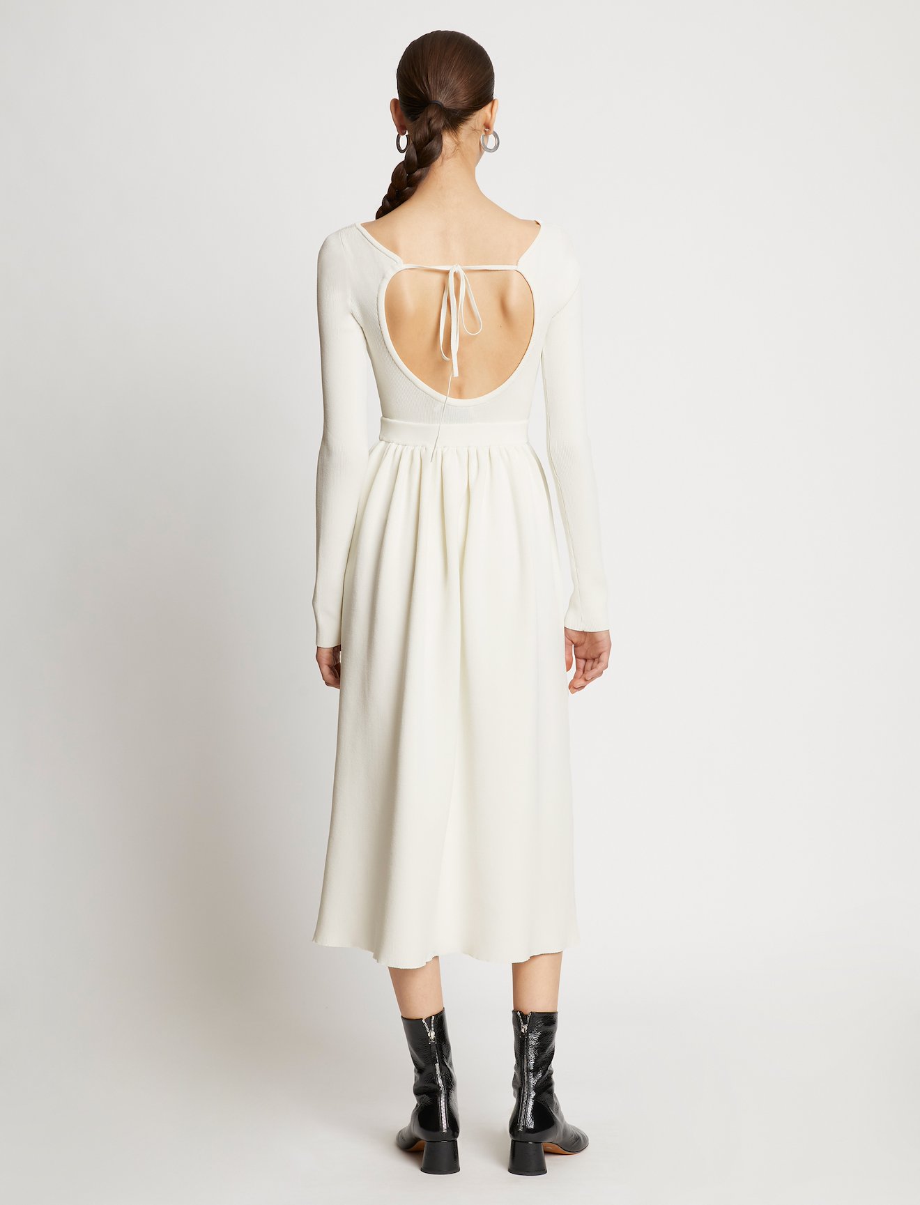 Rib Knit Long Sleeve Dress #2