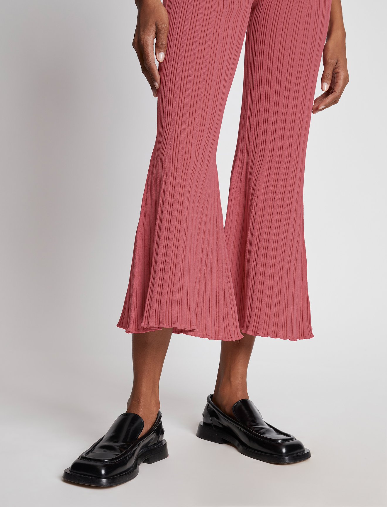 Rib Knit Pants #3