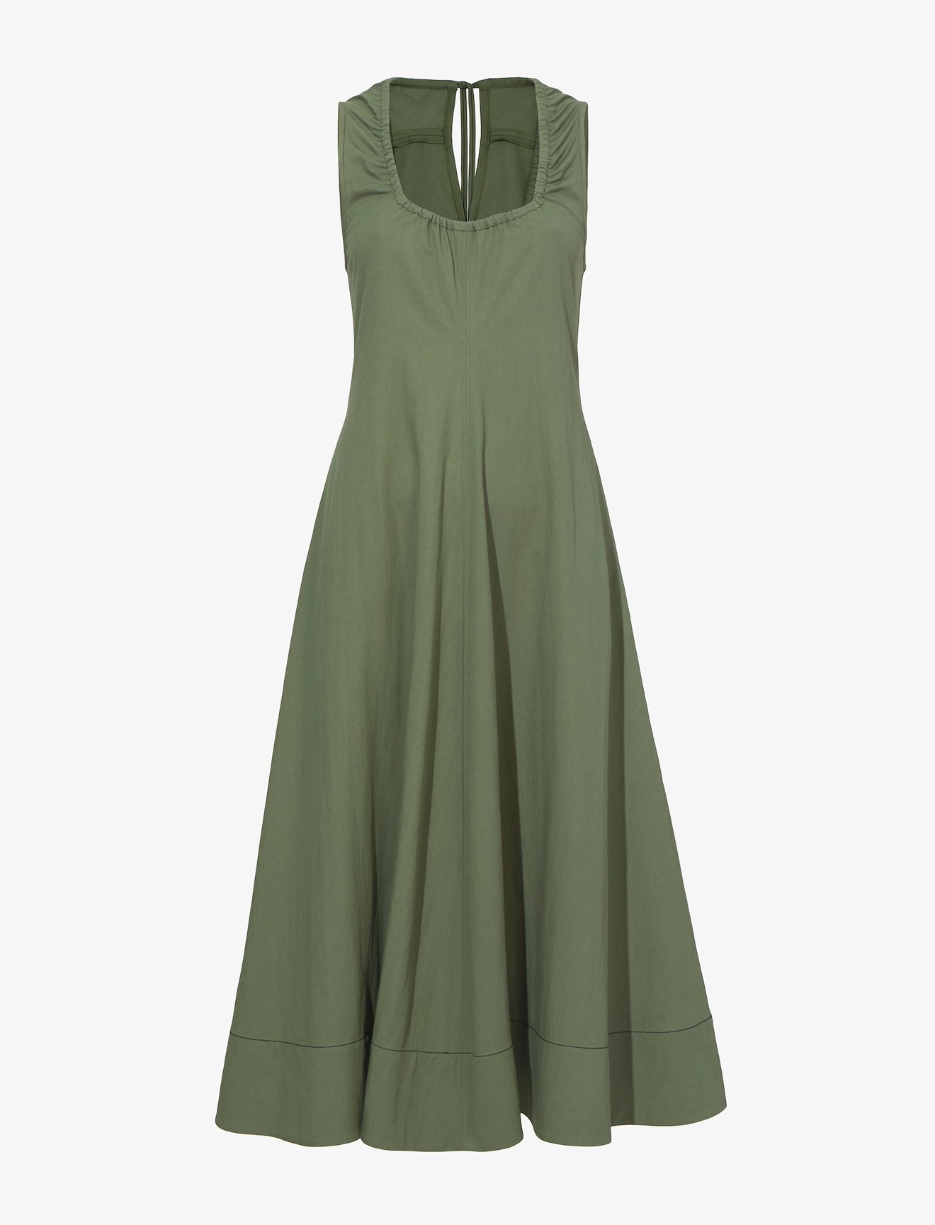Drapey Suiting Belted Dress #4