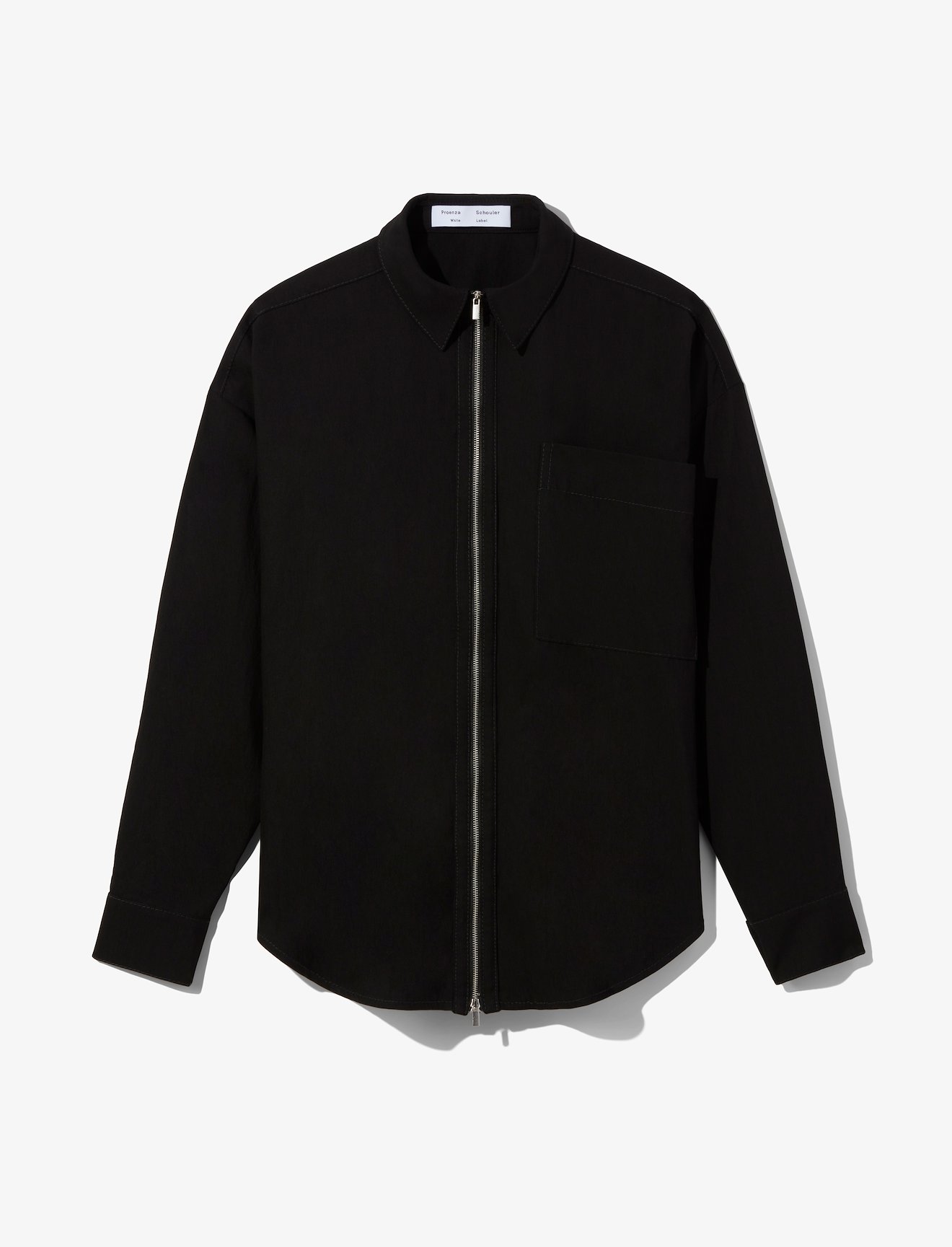 Drapey Suiting Zip Front Top #5
