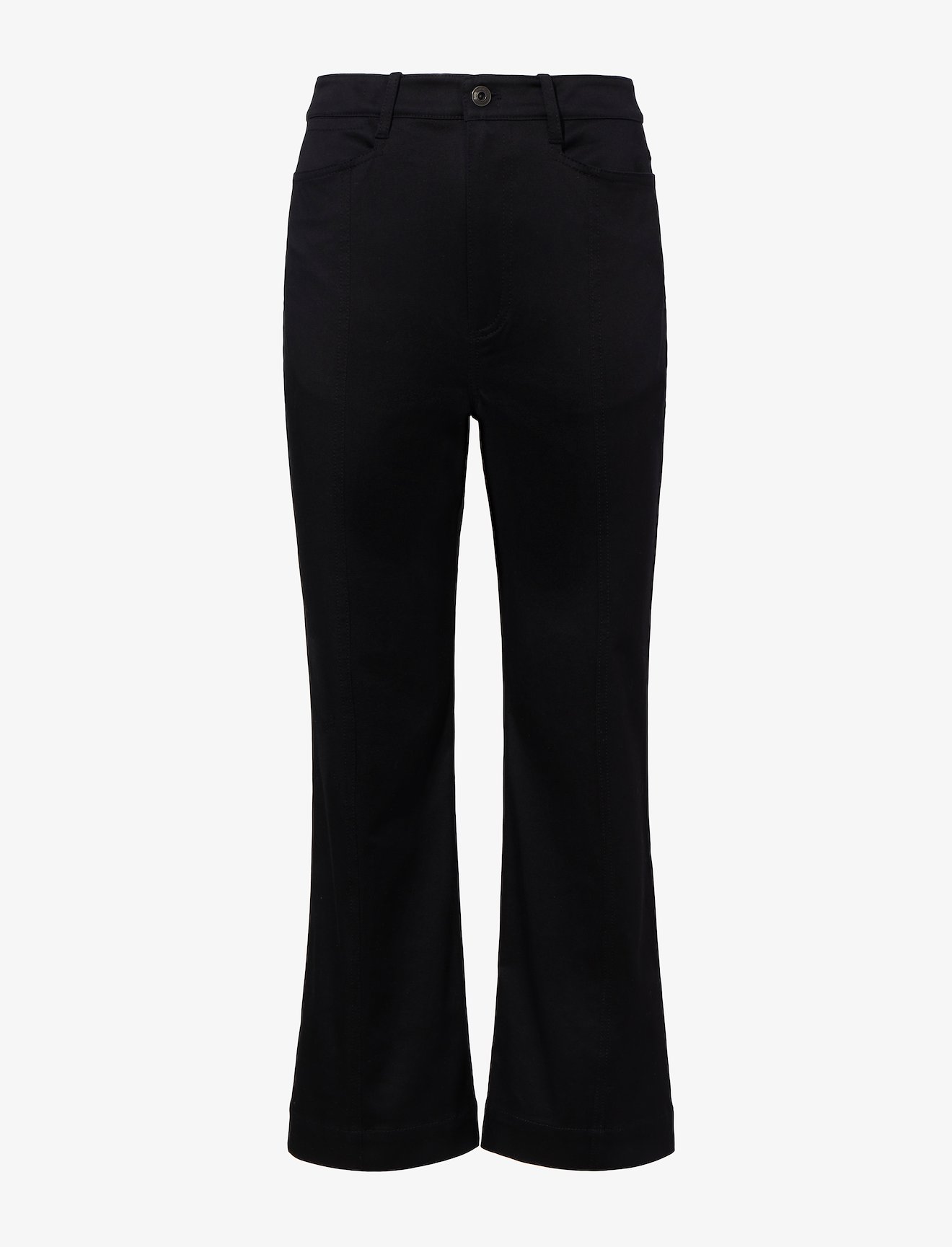 Cotton Twill Cropped Pants #4