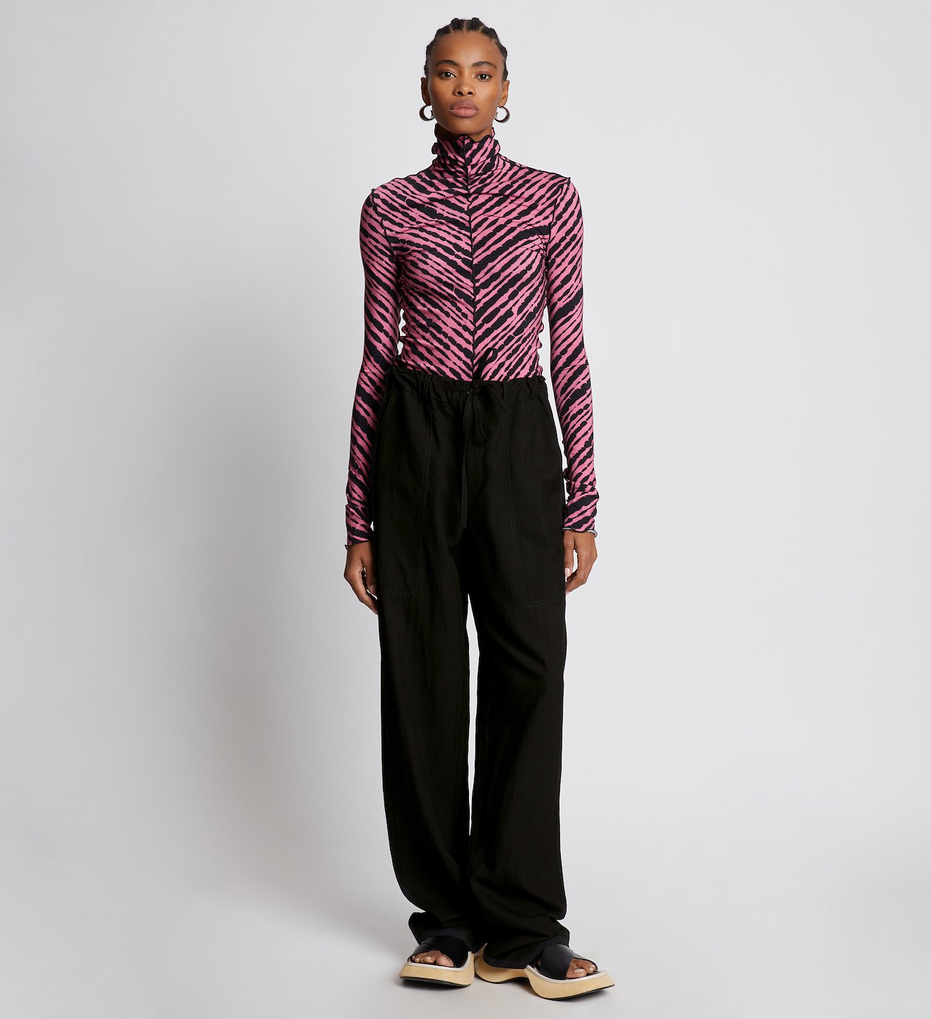 Drapey Suiting Drawstring Pants