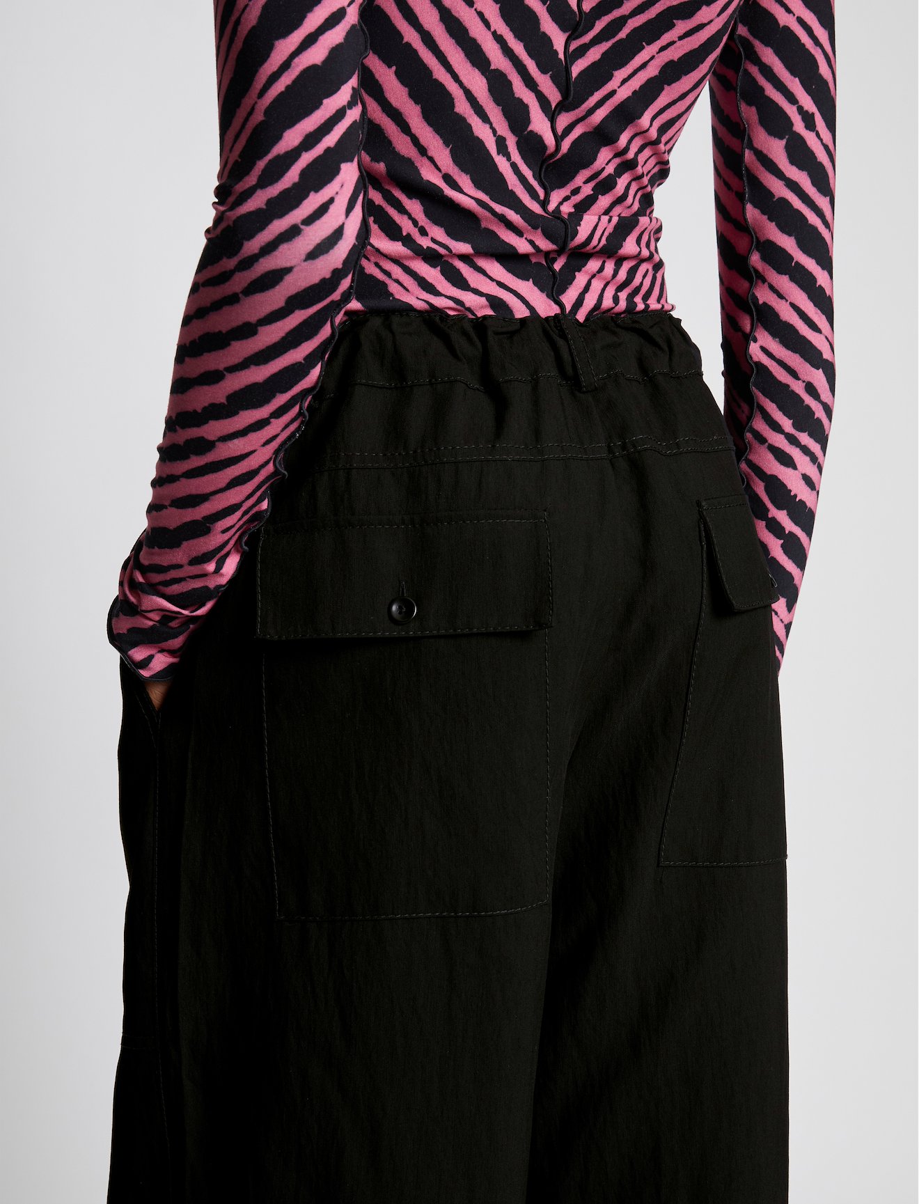 Drapey Suiting Drawstring Pants #3