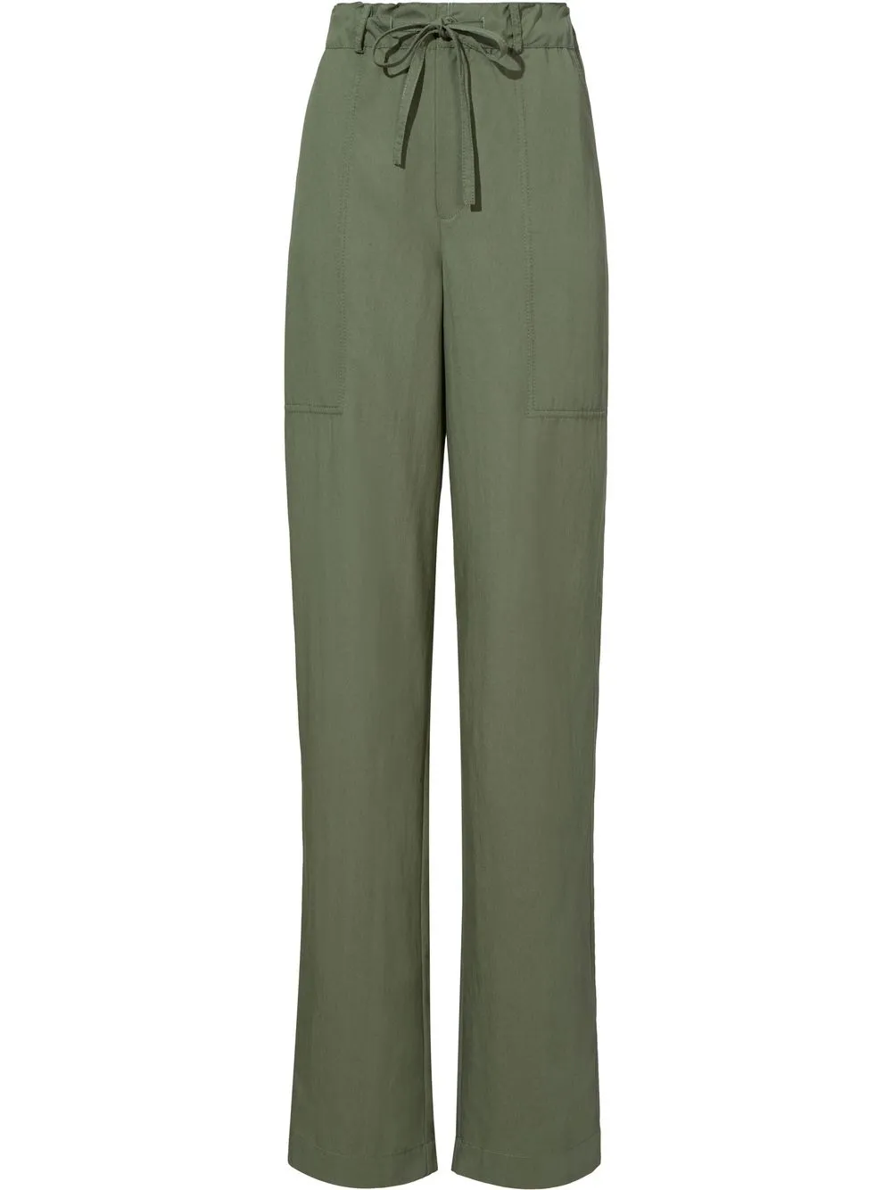 

Proenza Schouler White Label pantalones anchos con cordones - Verde