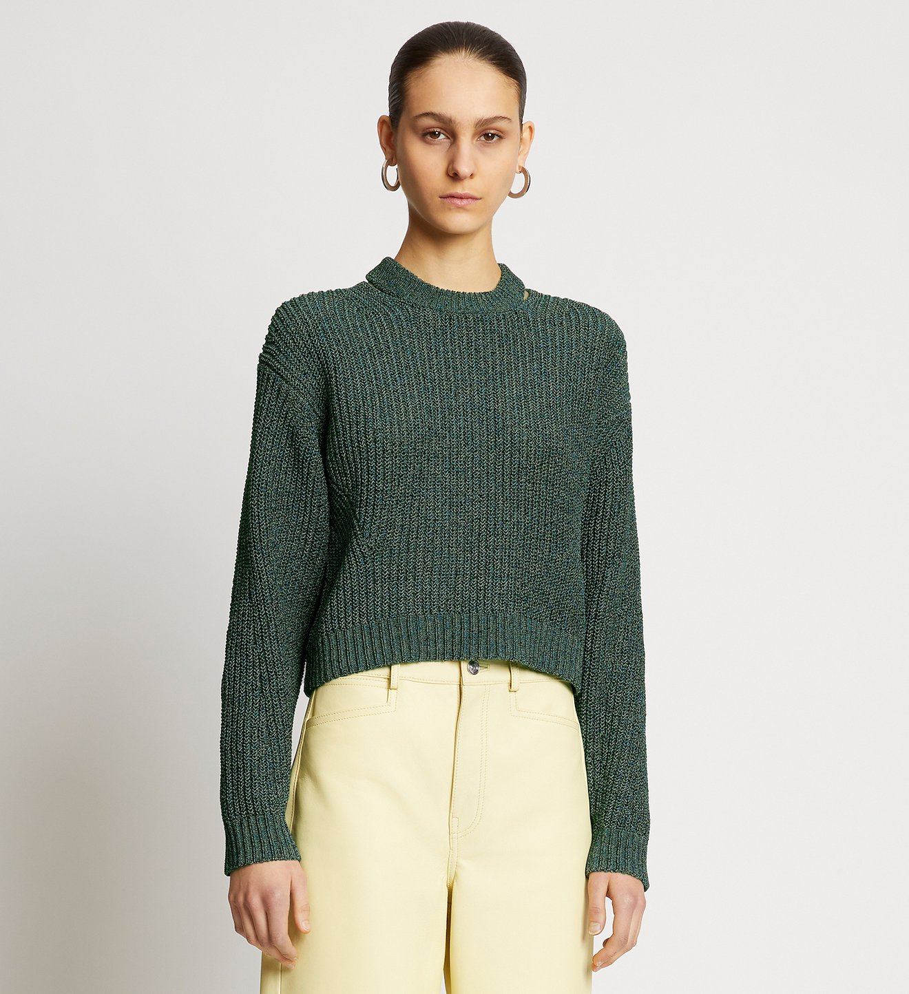 Novelty Remix Cut Out Sweater