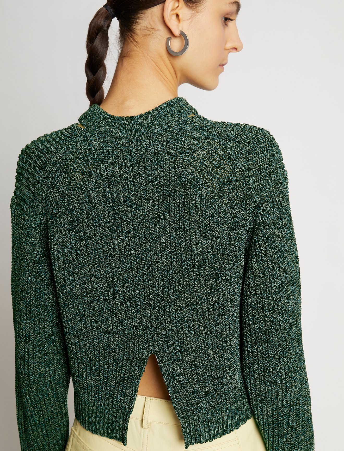Novelty Remix Cut Out Sweater #4