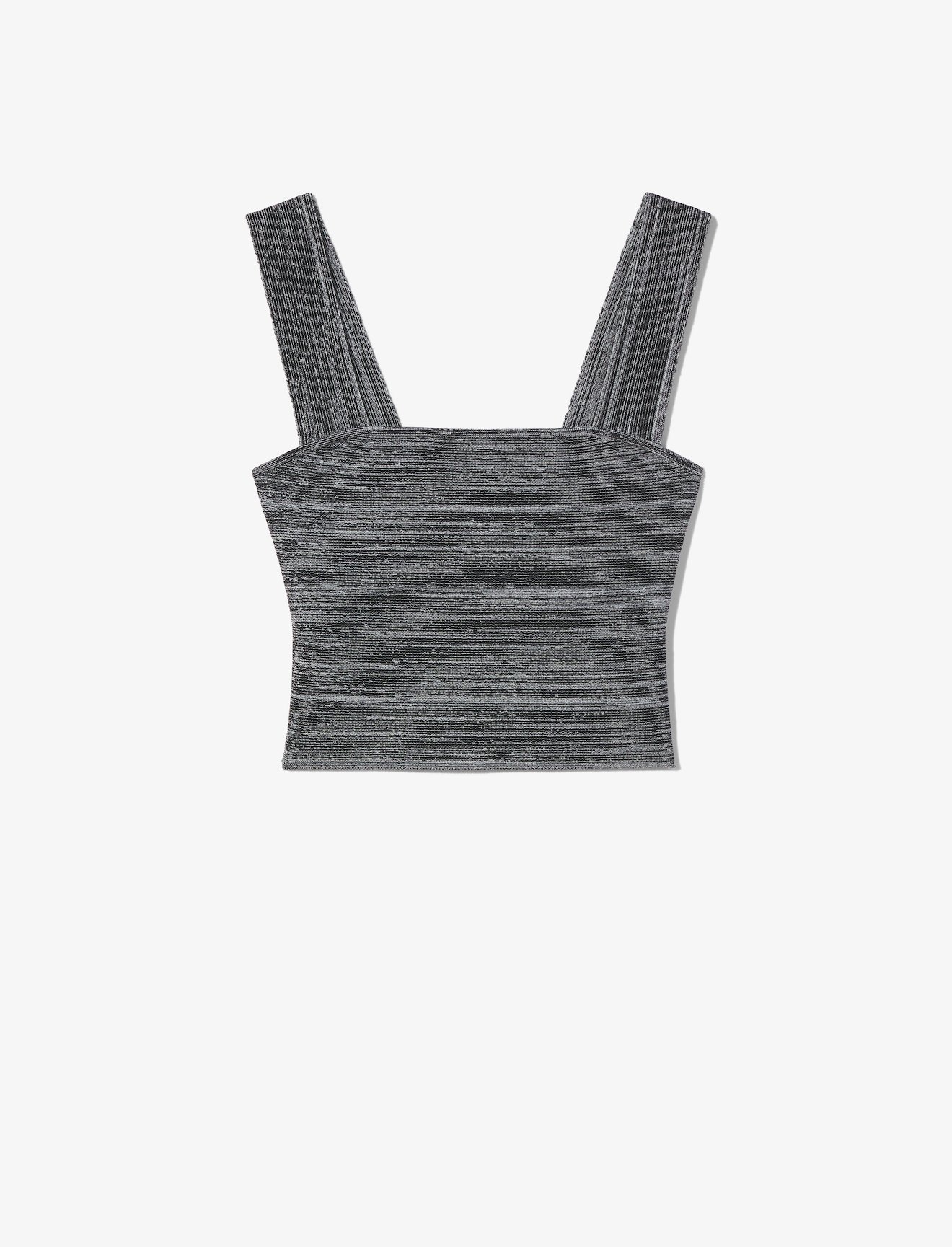 Melange Knit Bustier Top #5
