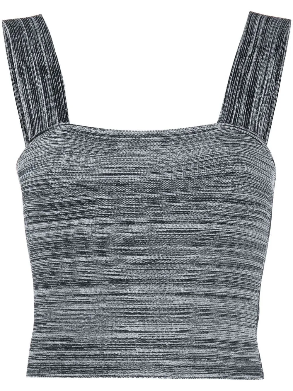 

Proenza Schouler White Label top tejido con tirantes - Gris