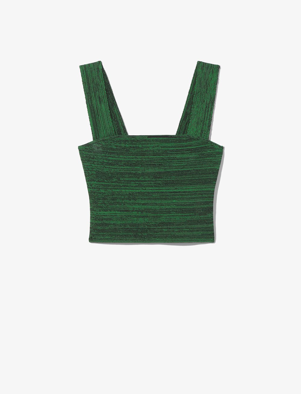 Melange Knit Bustier Top