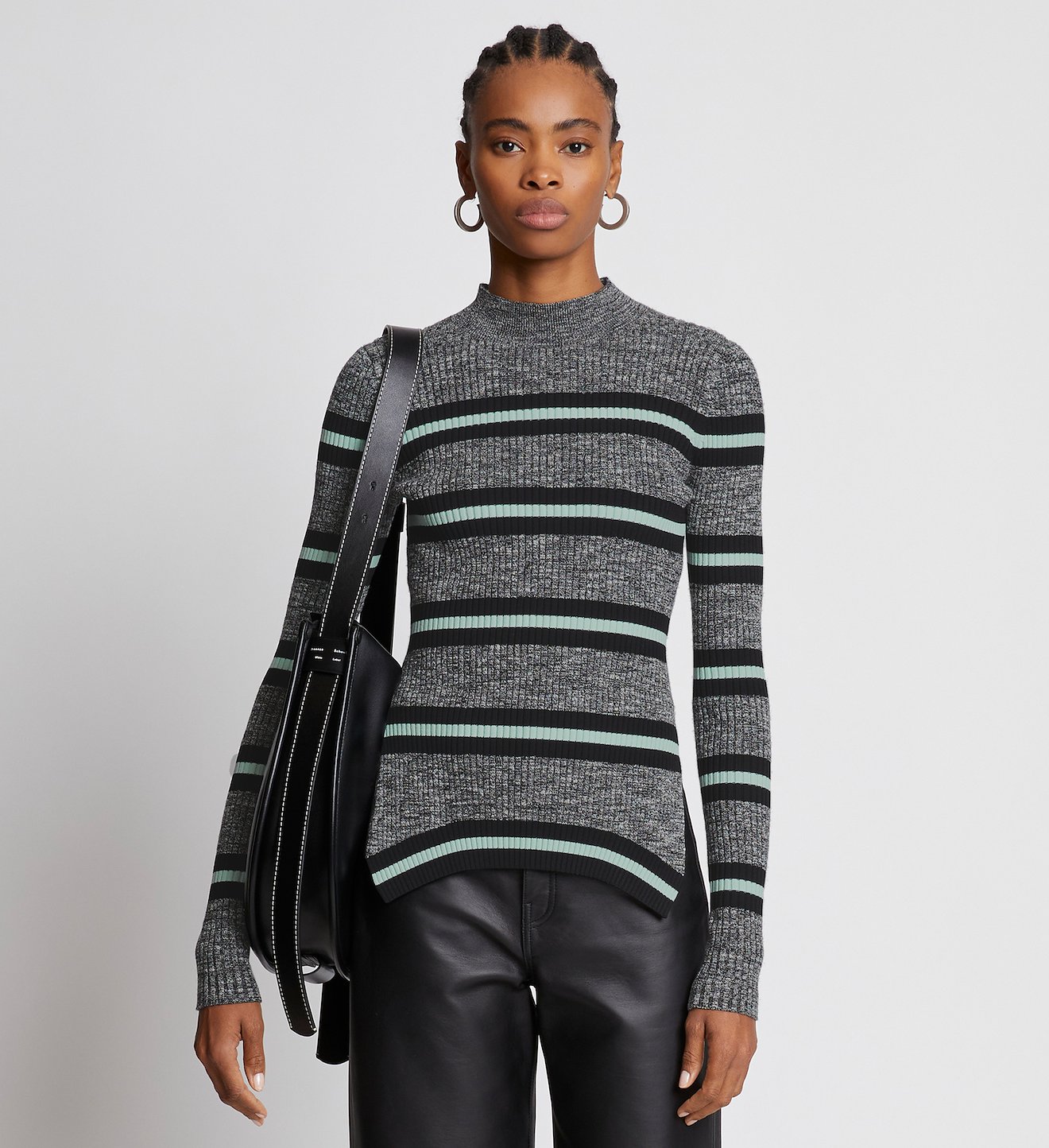 Marled Stripe Sweater