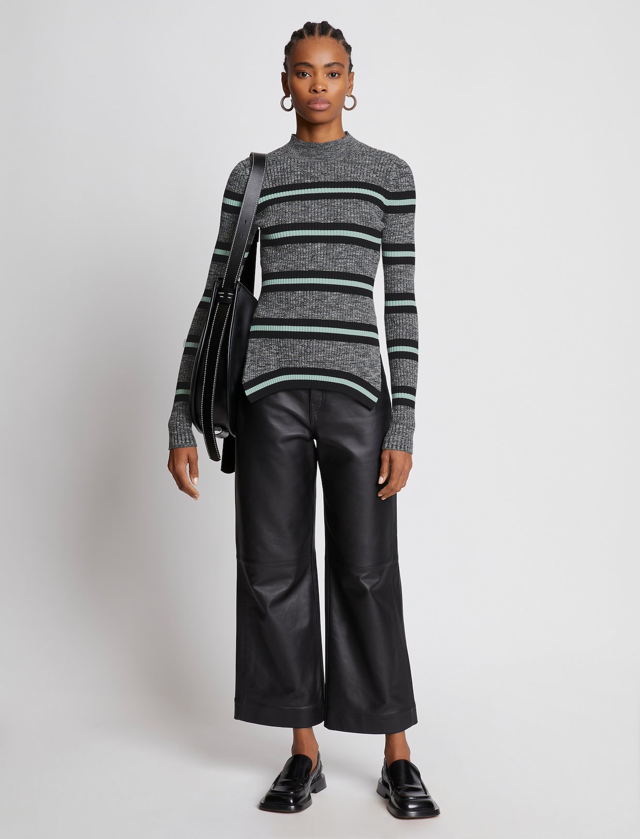Marled Stripe Sweater #1