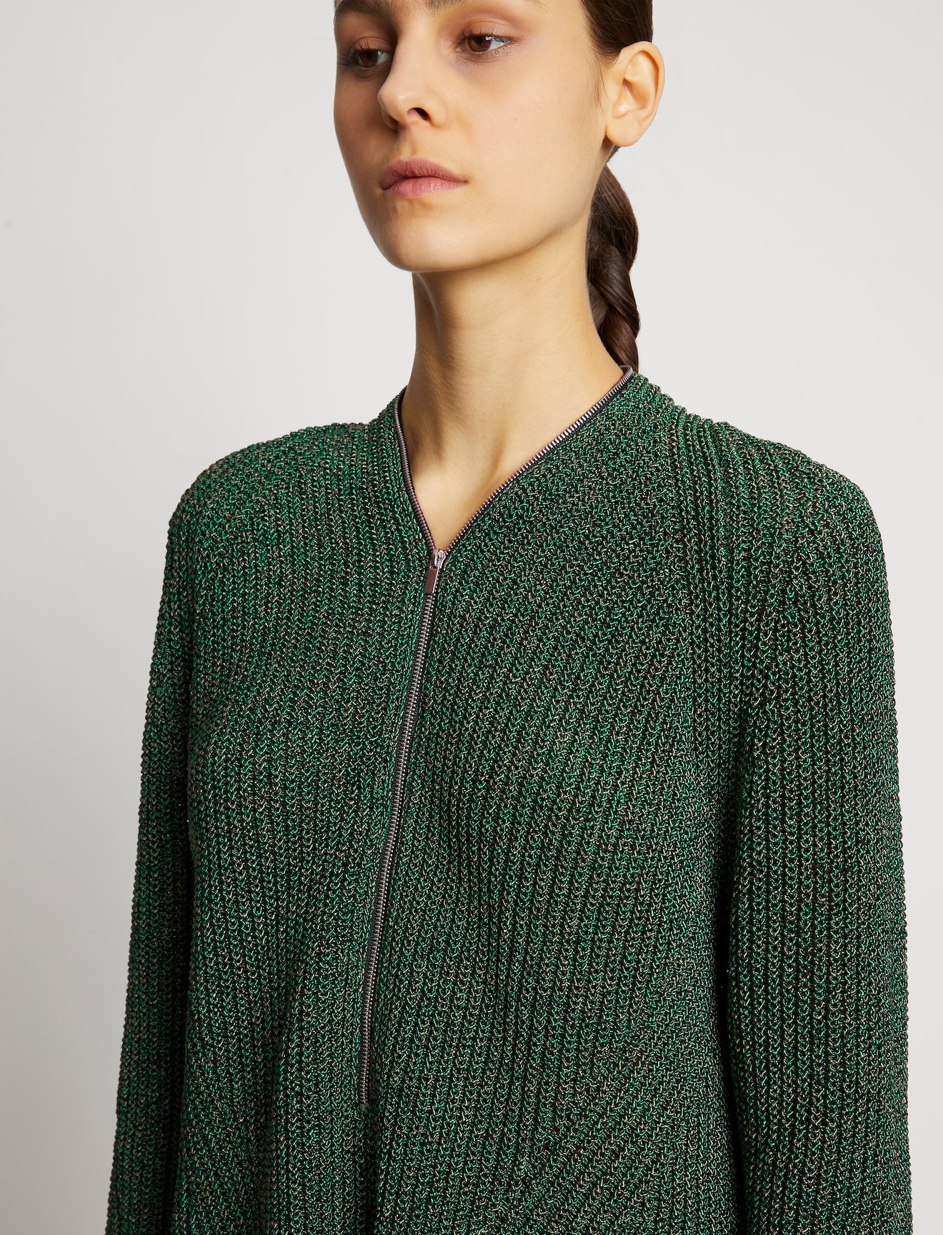 Novelty Remix Zip Sweater #4