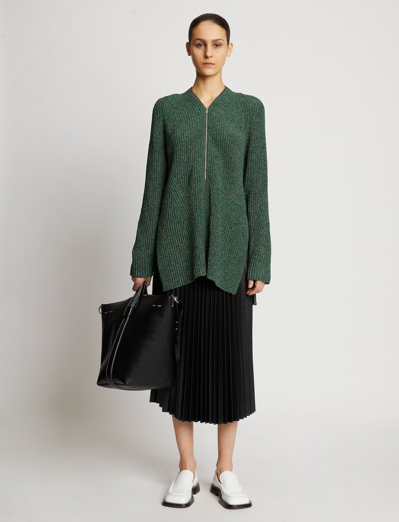 Novelty Remix Zip Sweater #6
