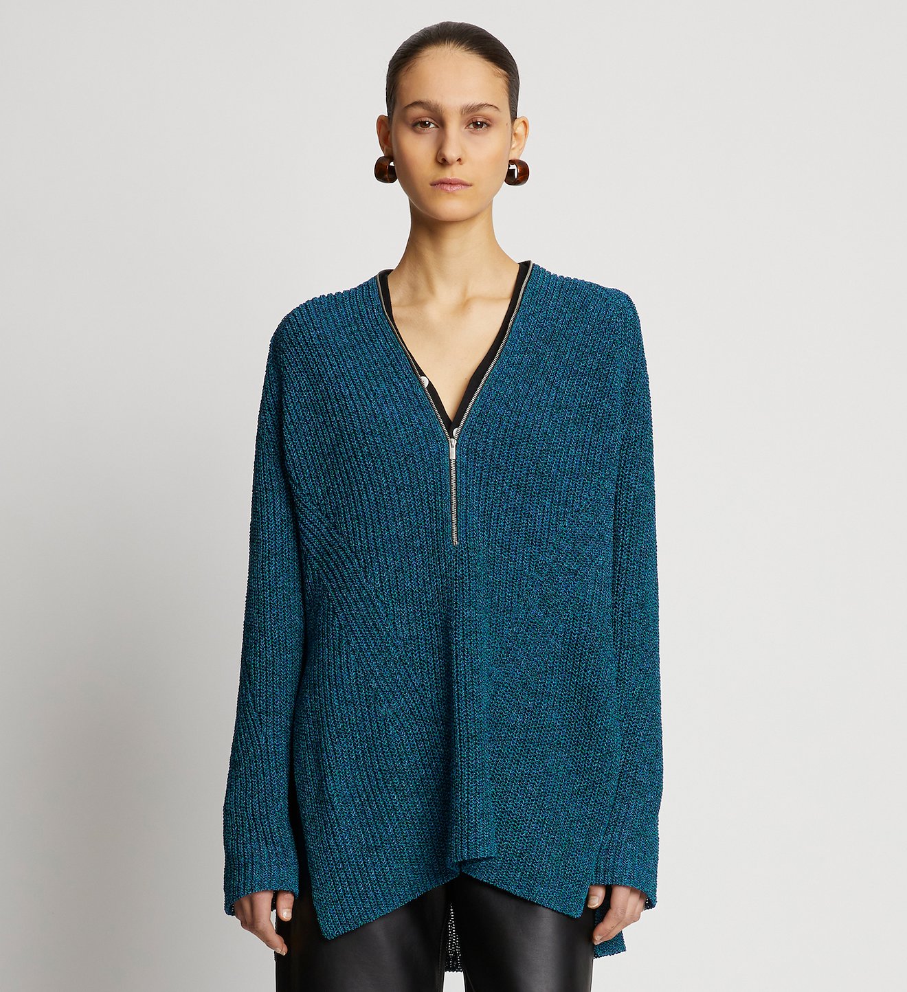 Novelty Remix Zip Sweater