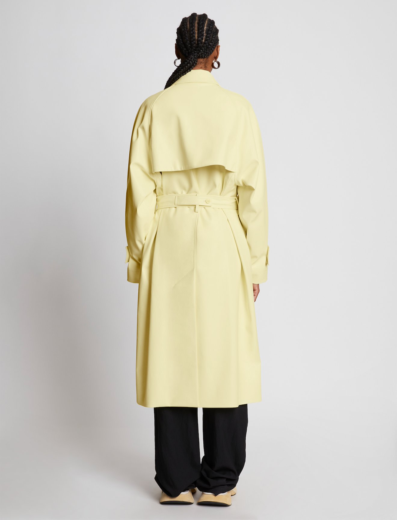 Faux Leather Trench #2