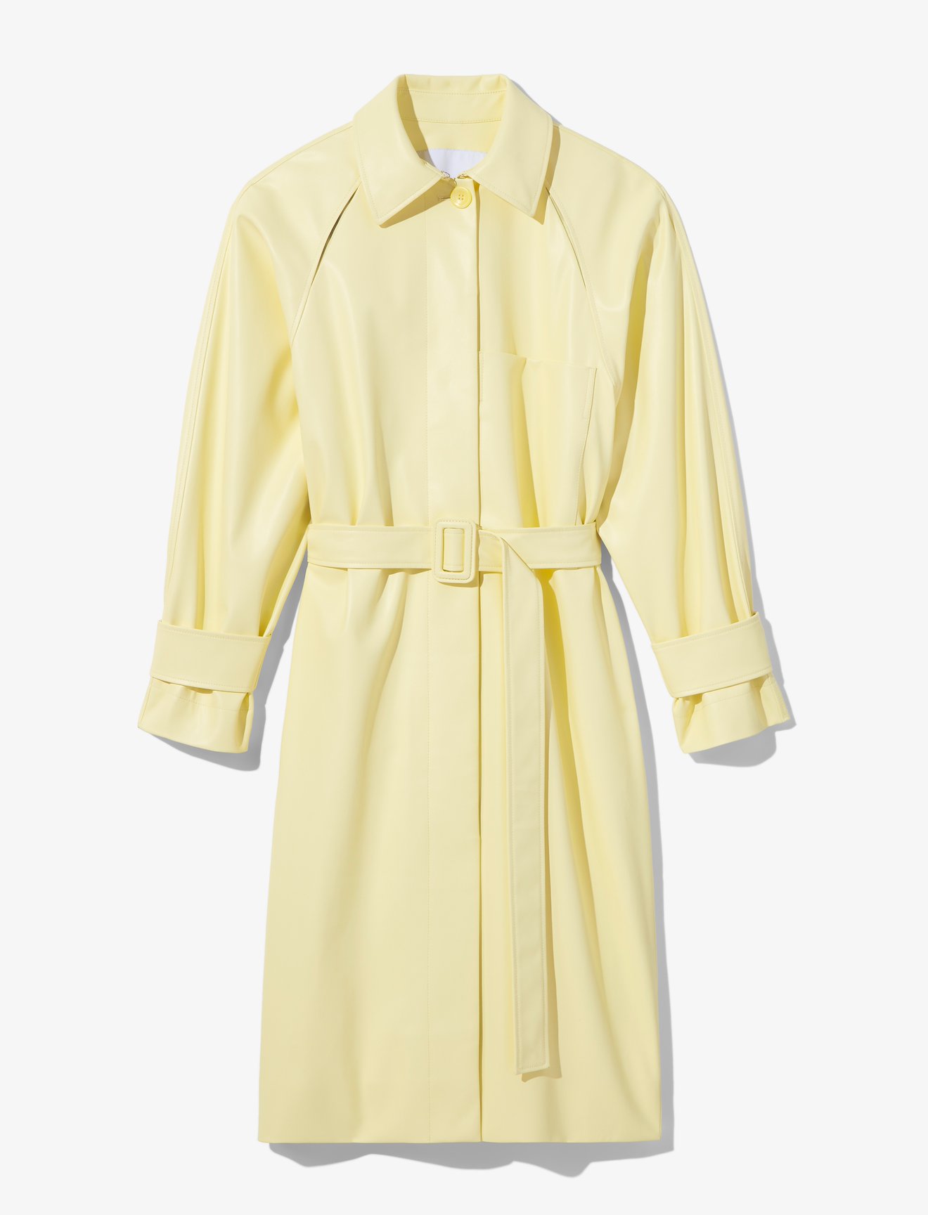 Faux Leather Trench #4