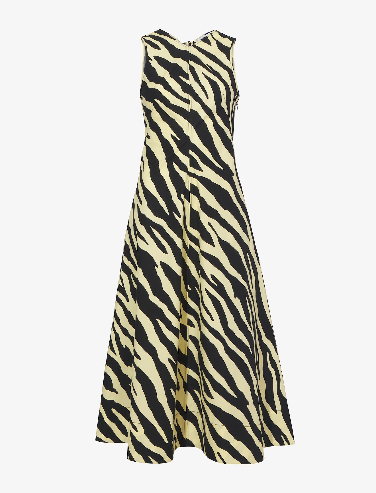 Zebra Poplin Sleeveless Dress #4