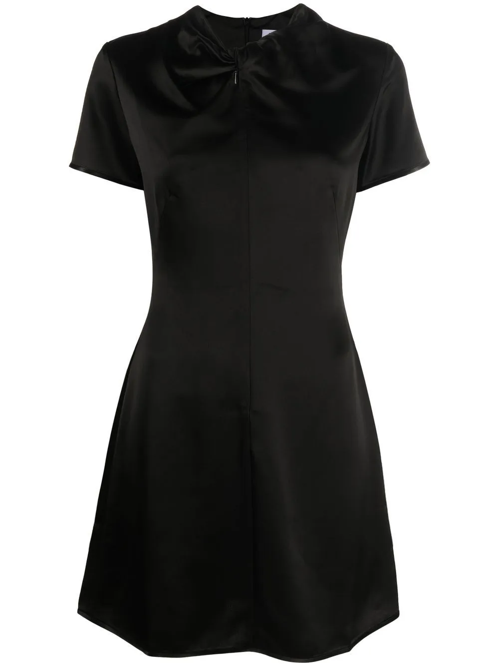 

Proenza Schouler White Label vestido midi en satén - Negro