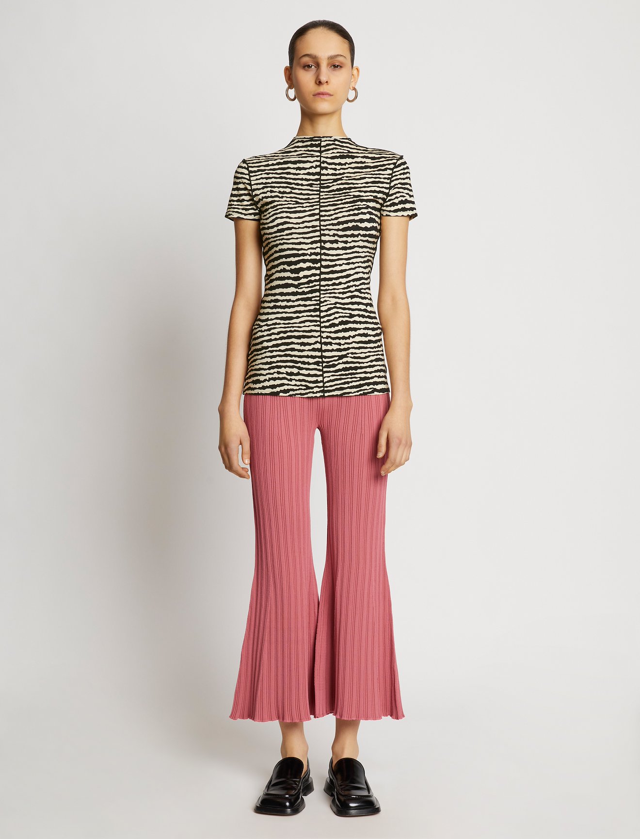 Zig Zag Jersey Top #1