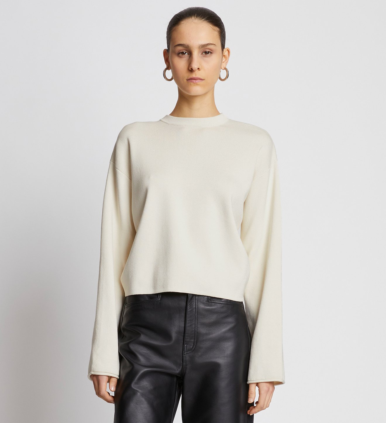 Twist Front Long Sleeve Sweater