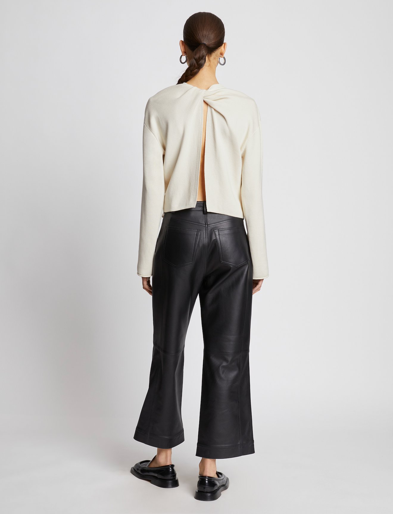 Twist Front Long Sleeve Sweater #3