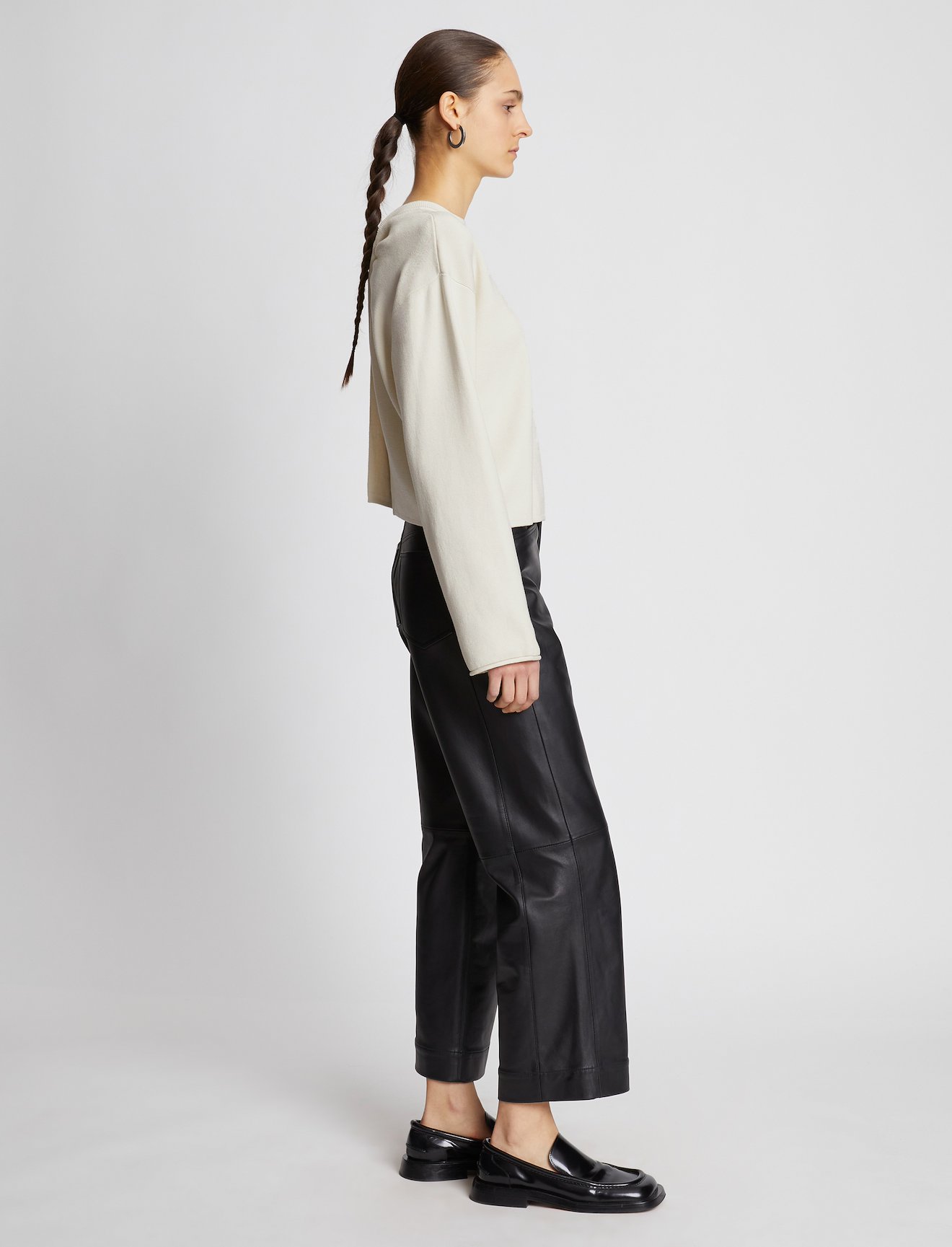 Twist Front Long Sleeve Sweater #2