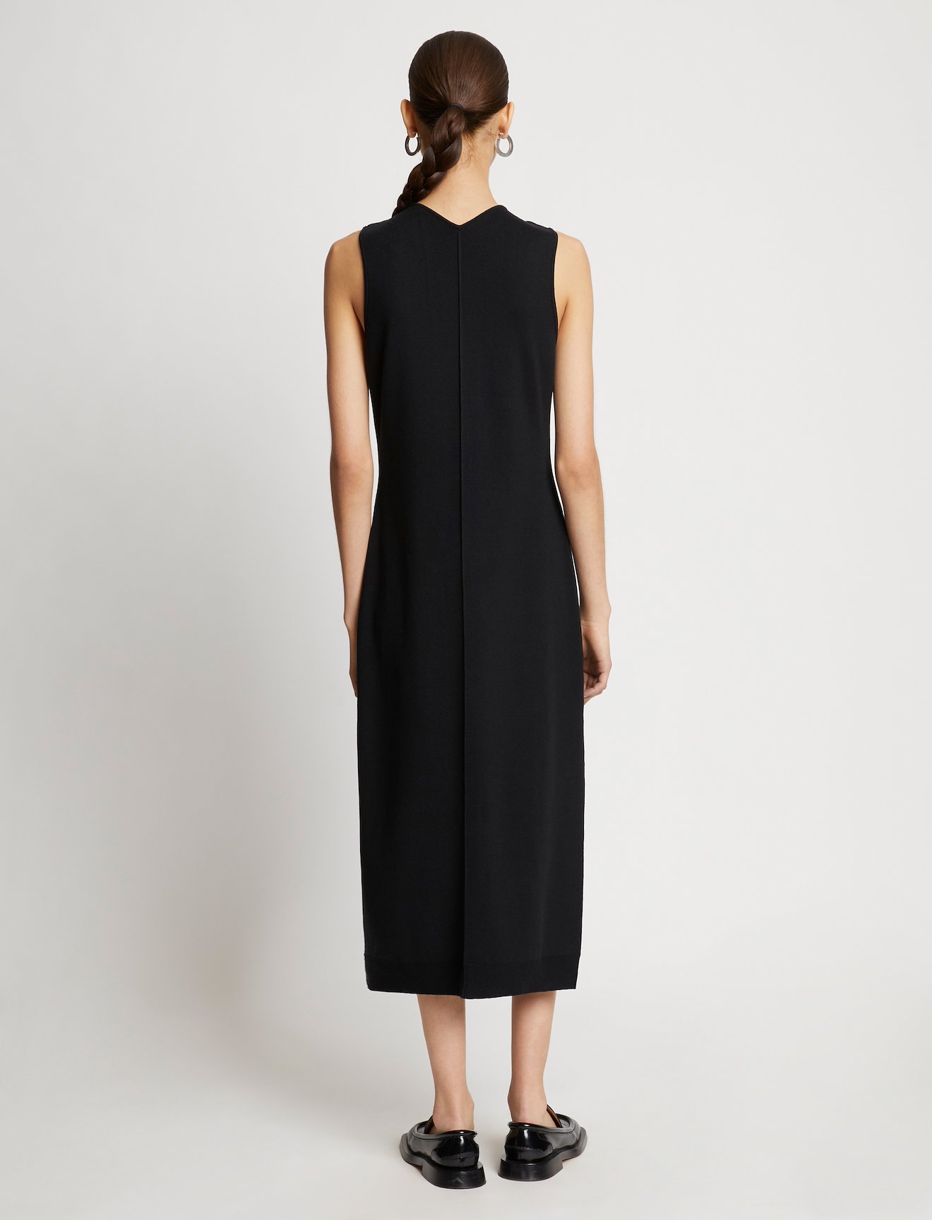 Twist Front Sleeveless Knit Dress #2
