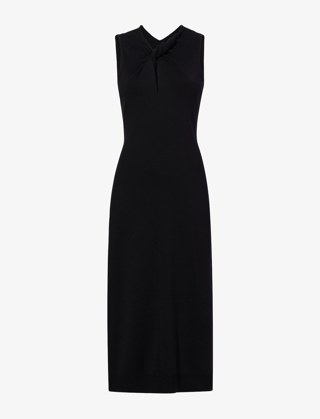 Twist Front Sleeveless Knit Dress #4