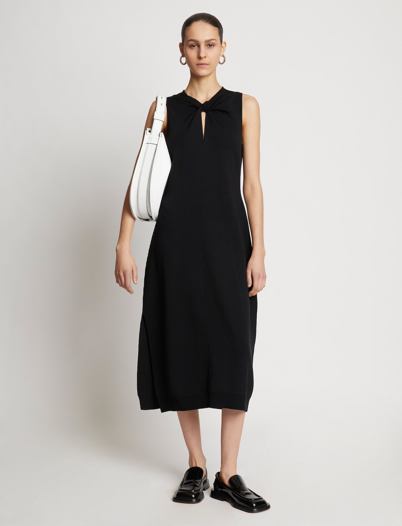 Twist Front Sleeveless Knit Dress #5