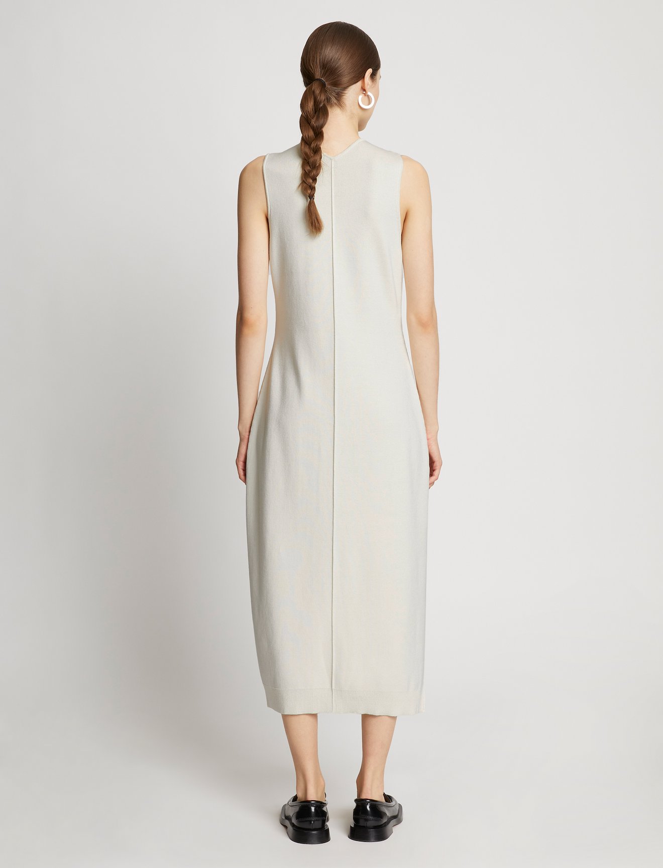 Twist Front Sleeveless Knit Dress #2