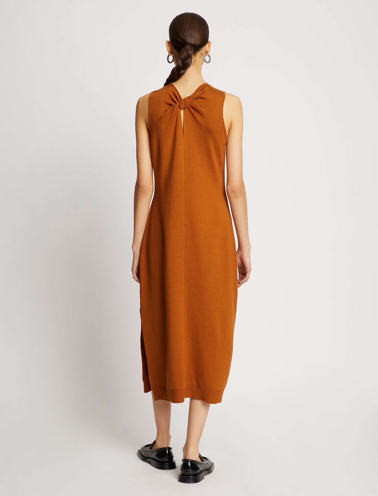 Twist Front Sleeveless Knit Dress #2