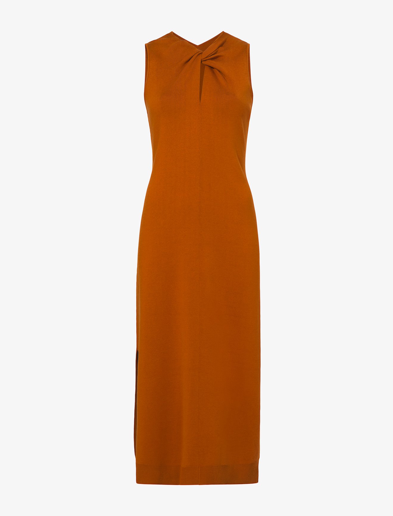 Twist Front Sleeveless Knit Dress #4